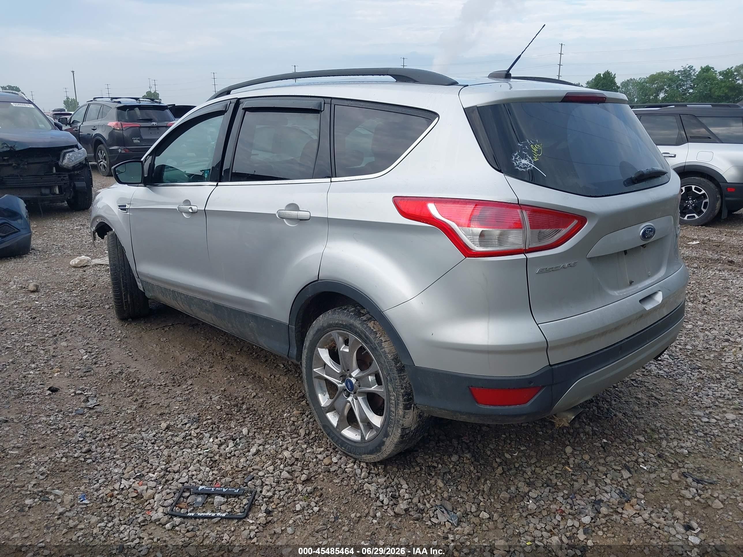 2015 Ford Escape Se Silver vin: 1FMCU0GX5FUA38776