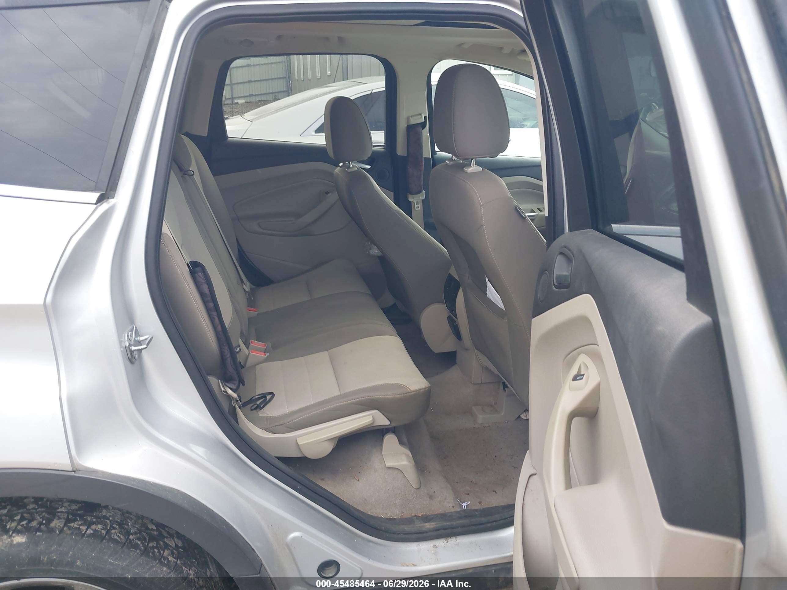 2015 Ford Escape Se Silver vin: 1FMCU0GX5FUA38776