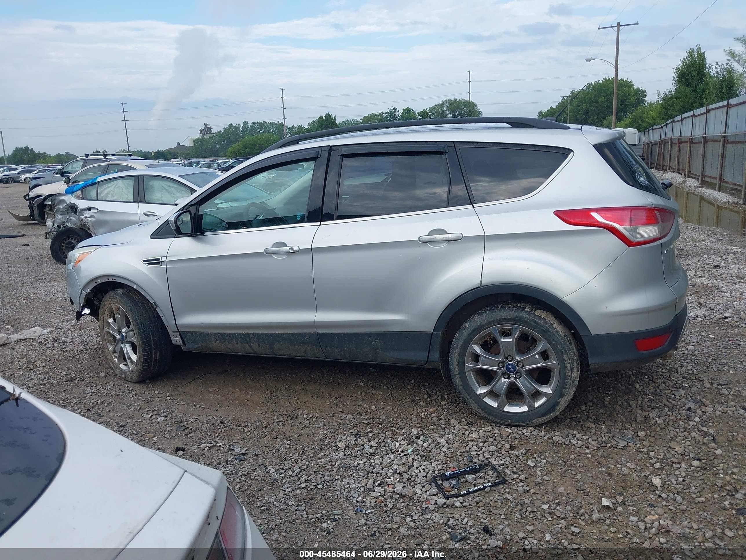 2015 Ford Escape Se Silver vin: 1FMCU0GX5FUA38776