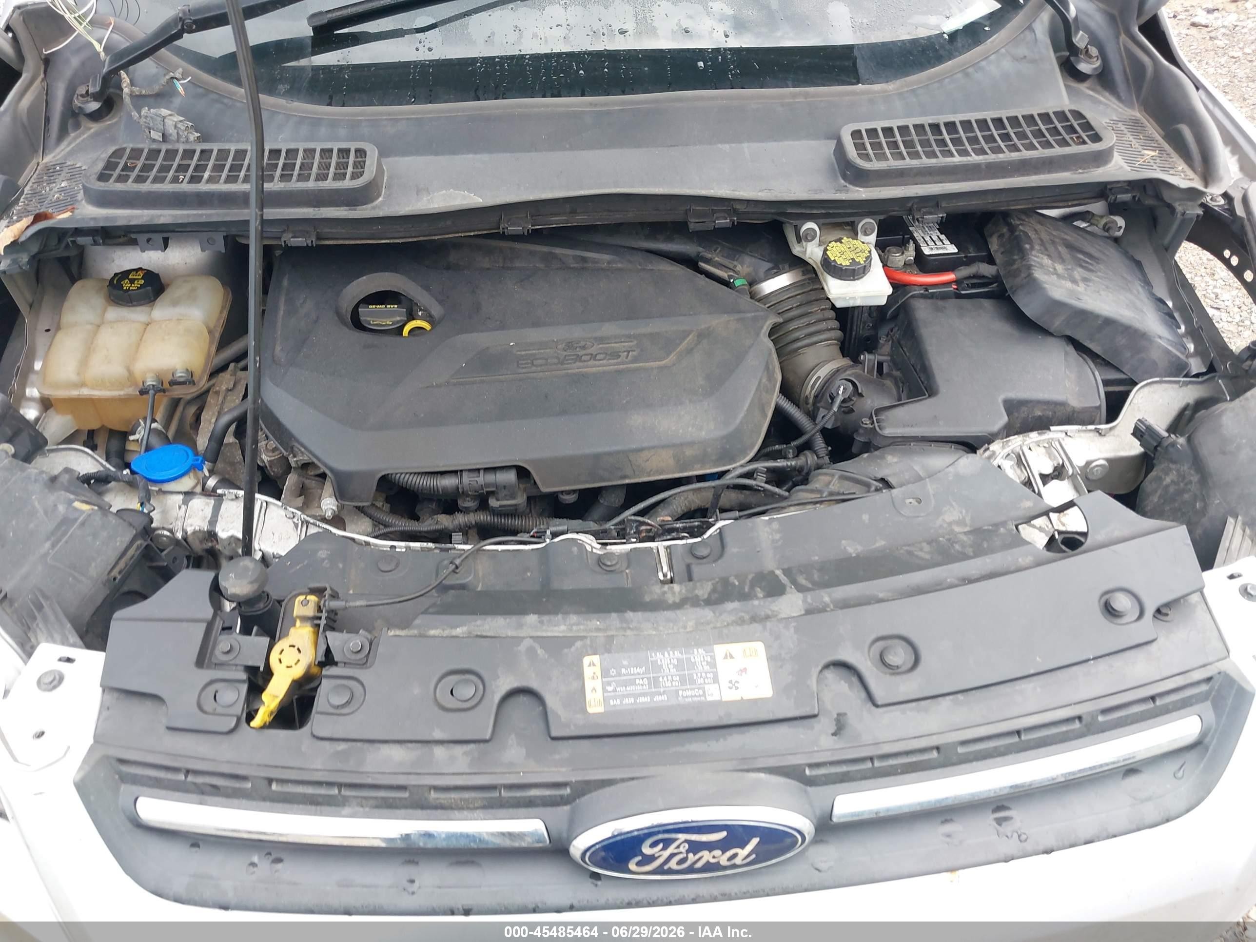 2015 Ford Escape Se Silver vin: 1FMCU0GX5FUA38776