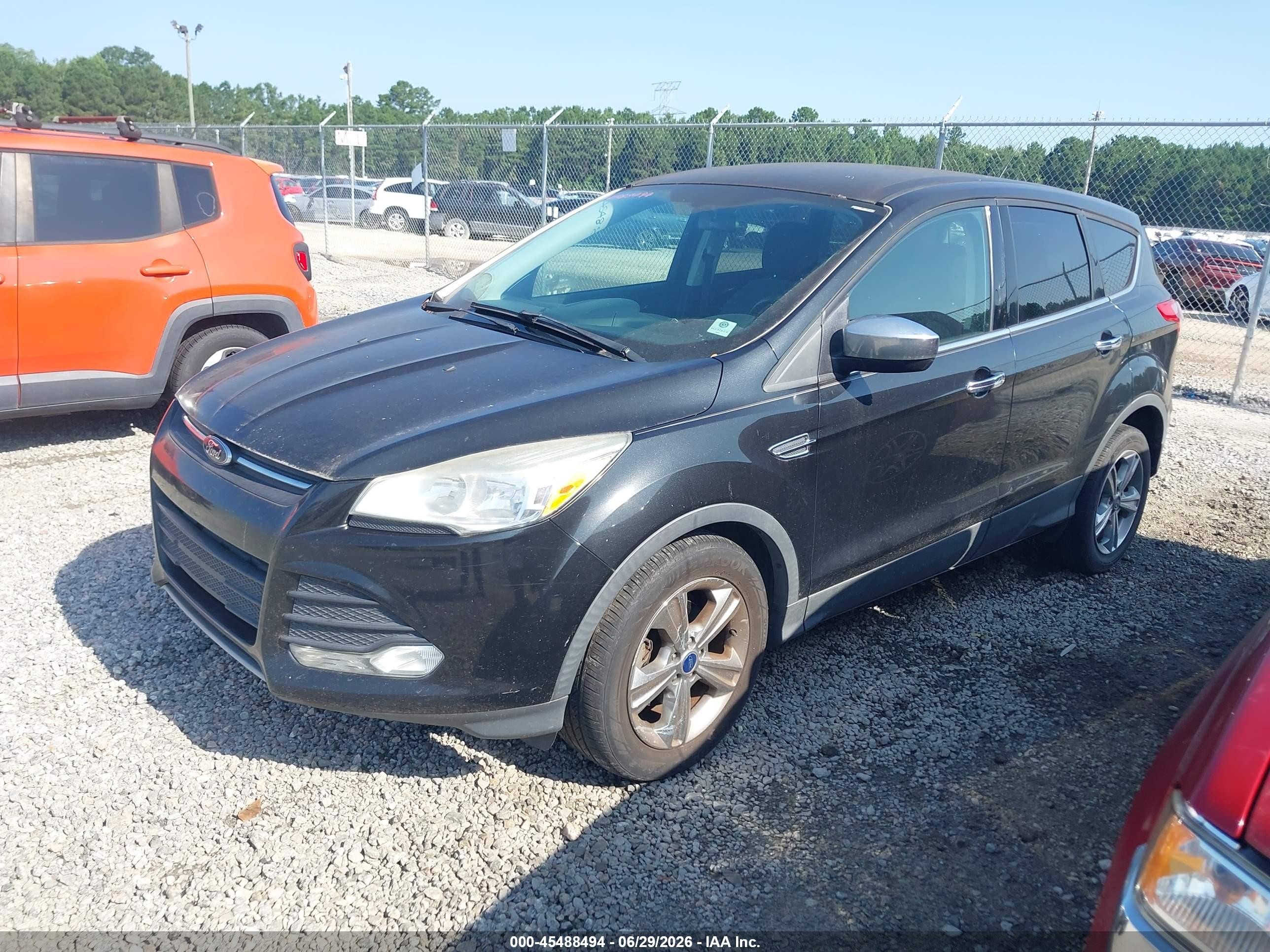 2015 Ford Escape Se Black vin: 1FMCU0GX5FUA47025