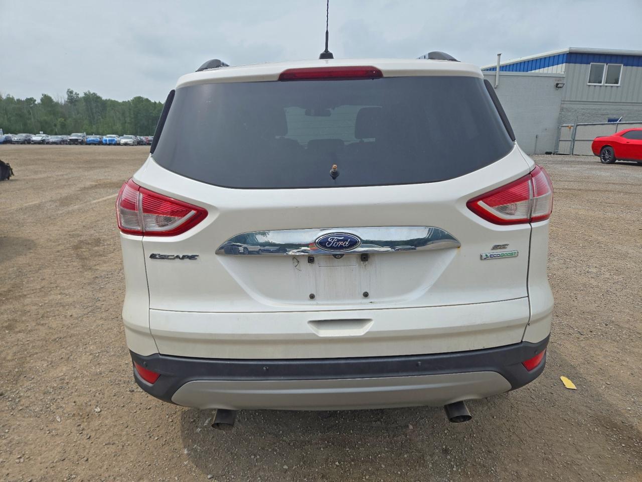 2015 Ford Escape Se White vin: 1FMCU0GX5FUA47400