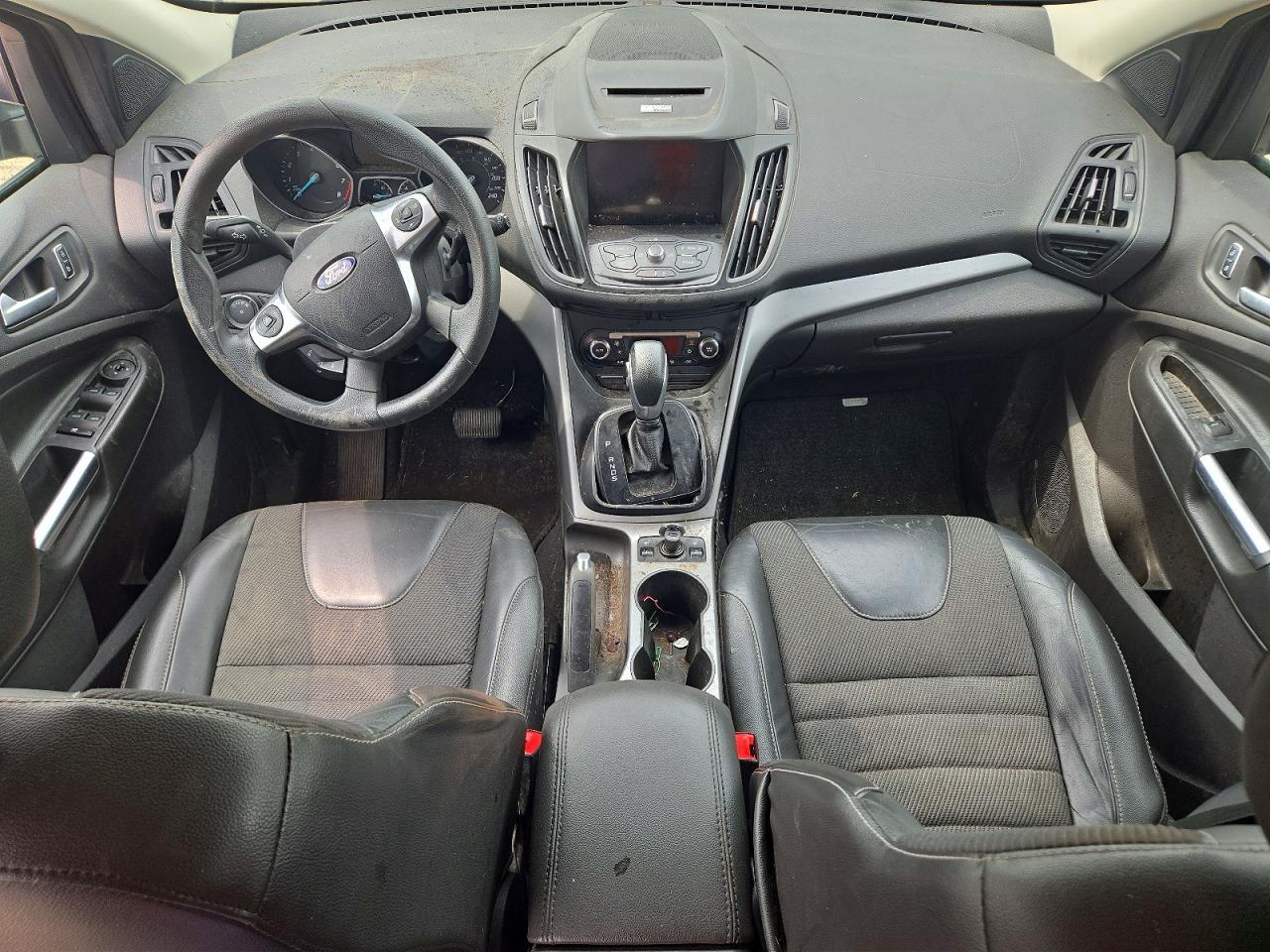 2015 Ford Escape Se White vin: 1FMCU0GX5FUA47400
