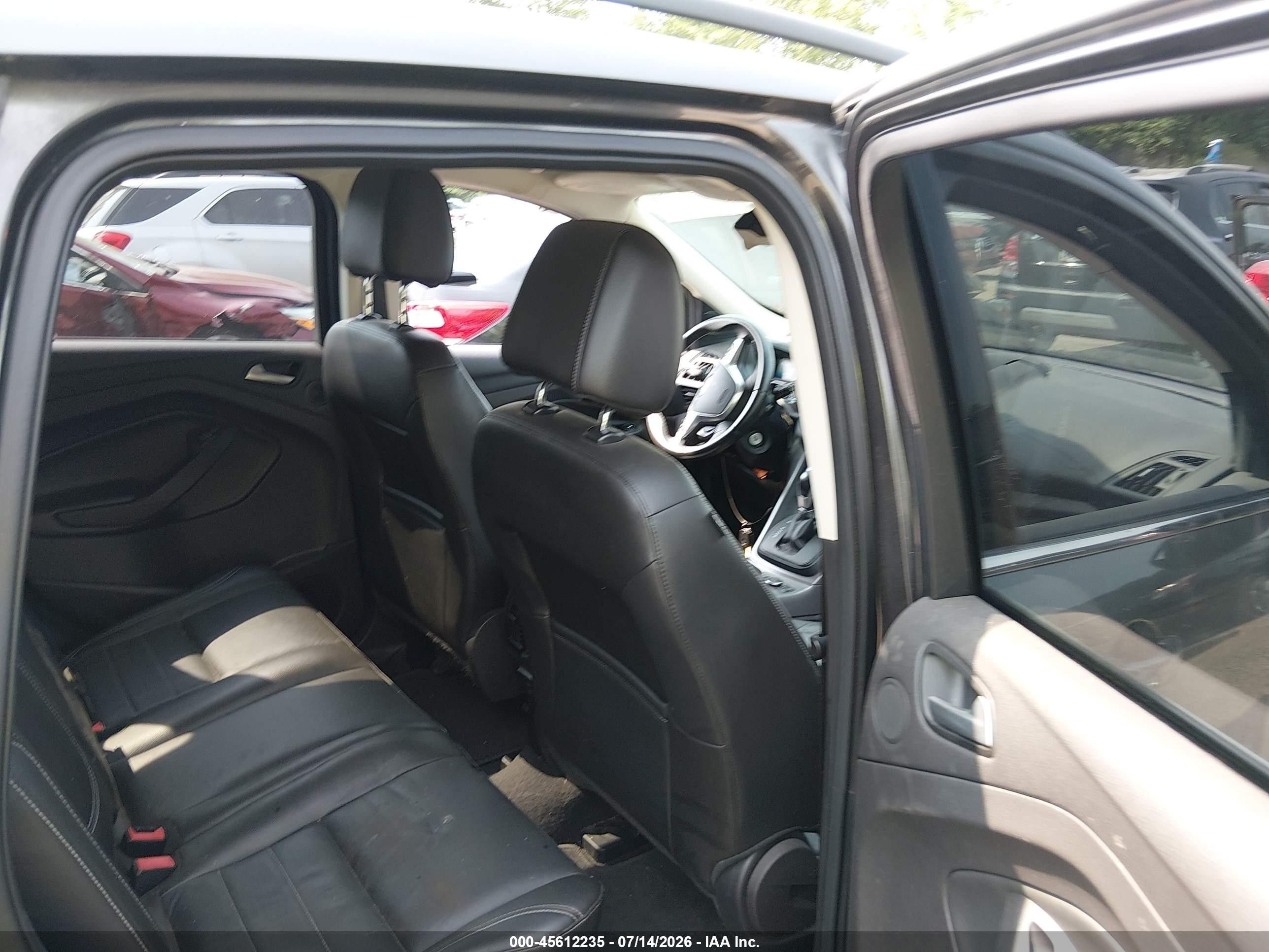 2015 Ford Escape Se Gray vin: 1FMCU0GX5FUA59076