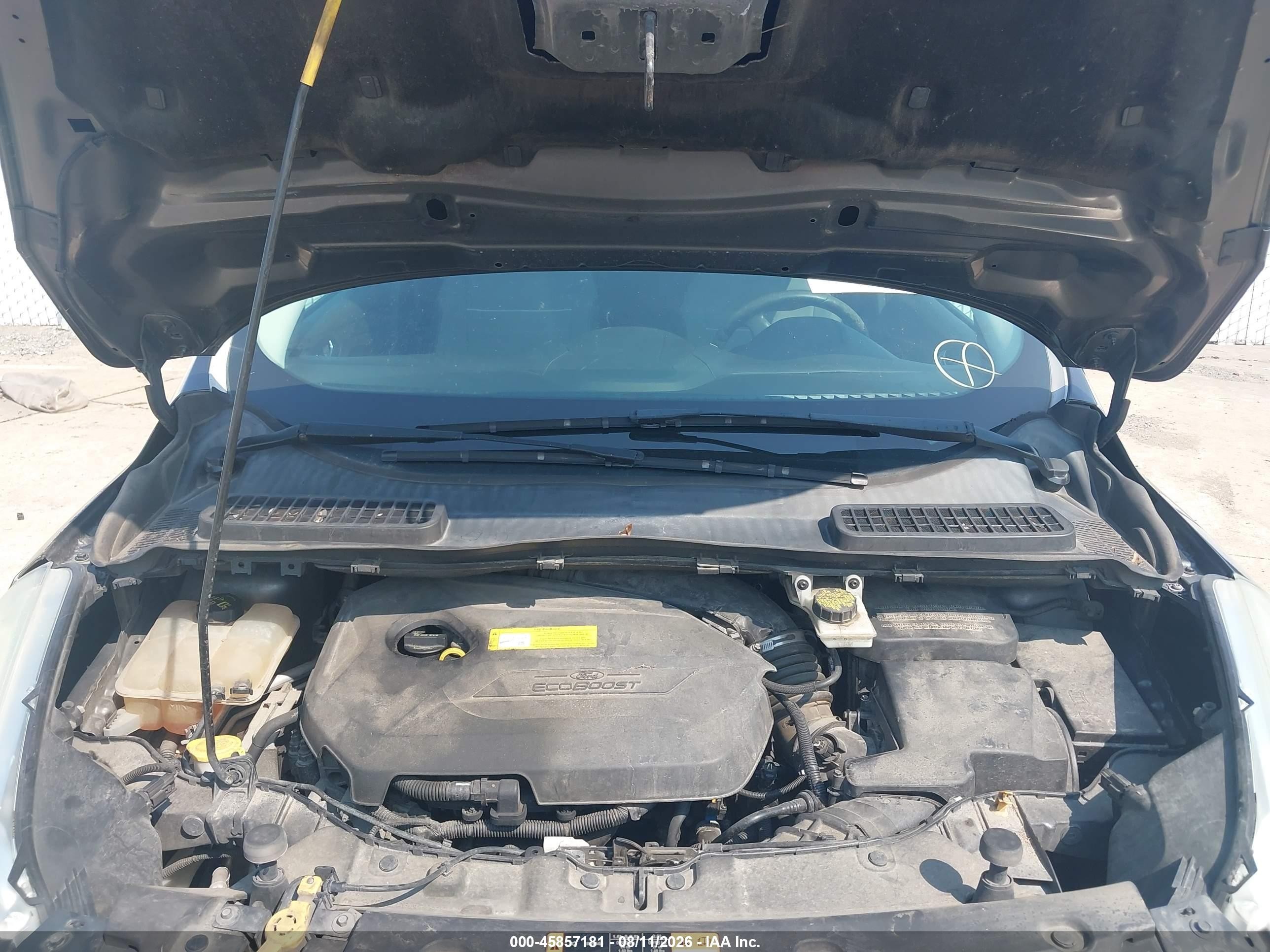 2015 Ford Escape Se Серый vin: 1FMCU0GX5FUB29983