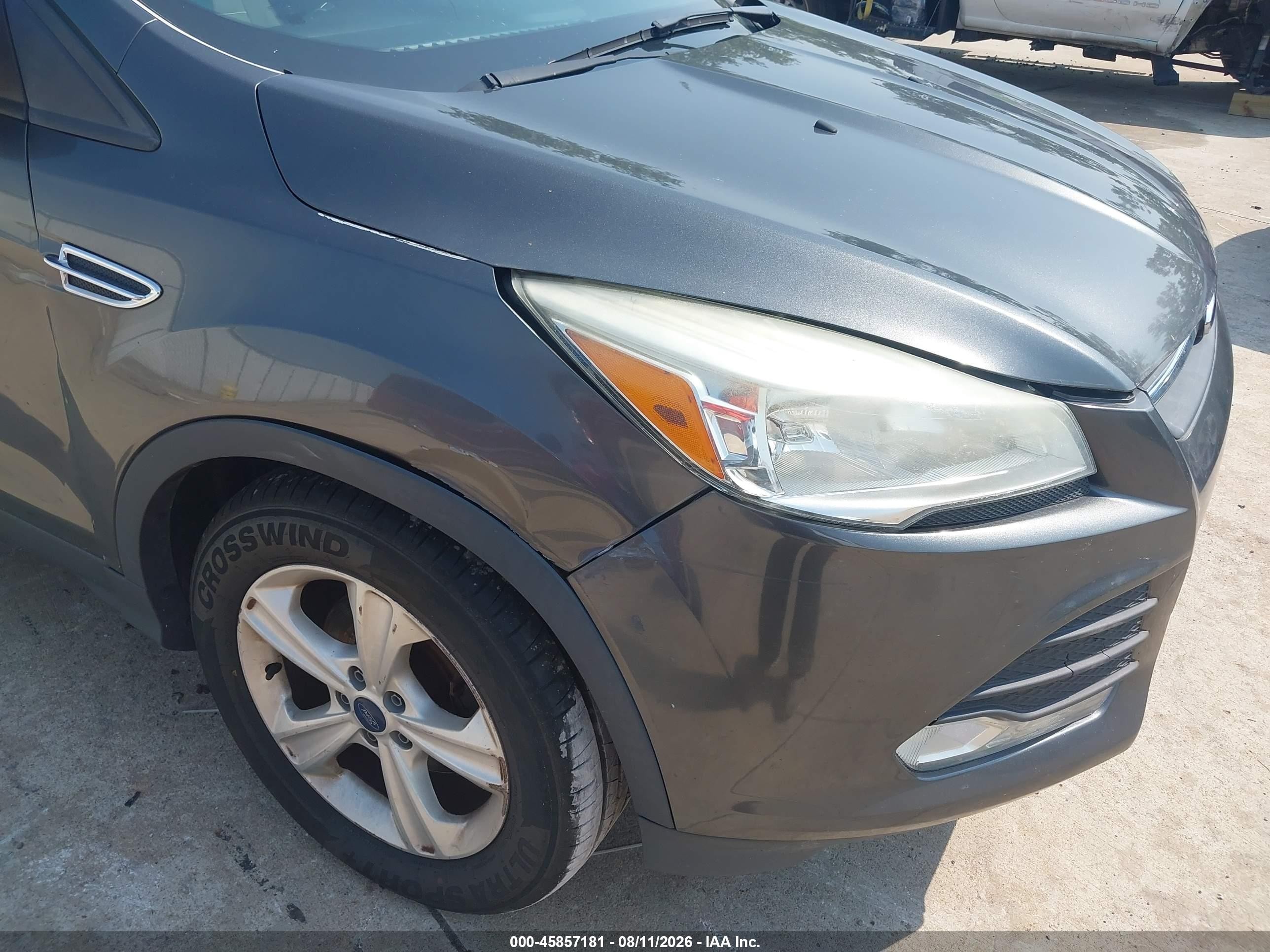 2015 Ford Escape Se Серый vin: 1FMCU0GX5FUB29983