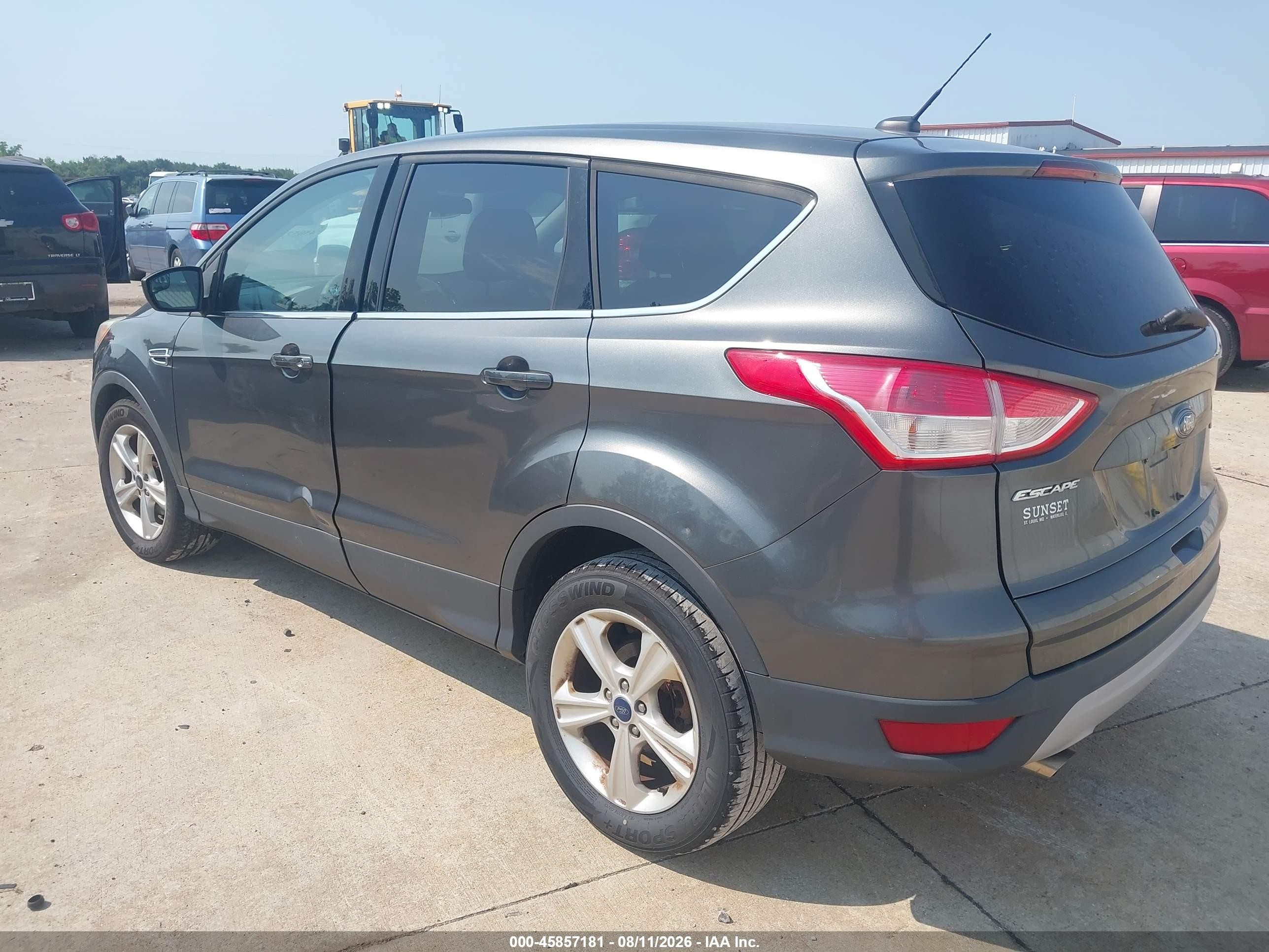 2015 Ford Escape Se Серый vin: 1FMCU0GX5FUB29983