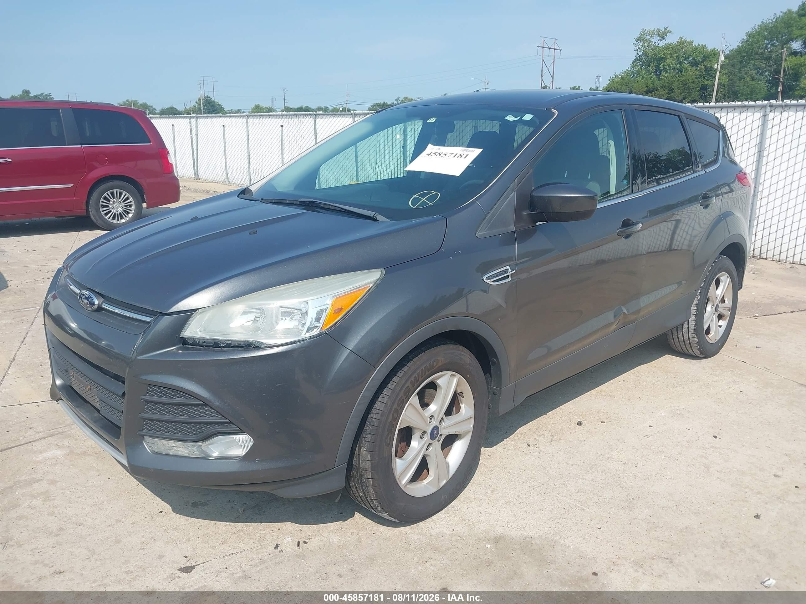 2015 Ford Escape Se Серый vin: 1FMCU0GX5FUB29983