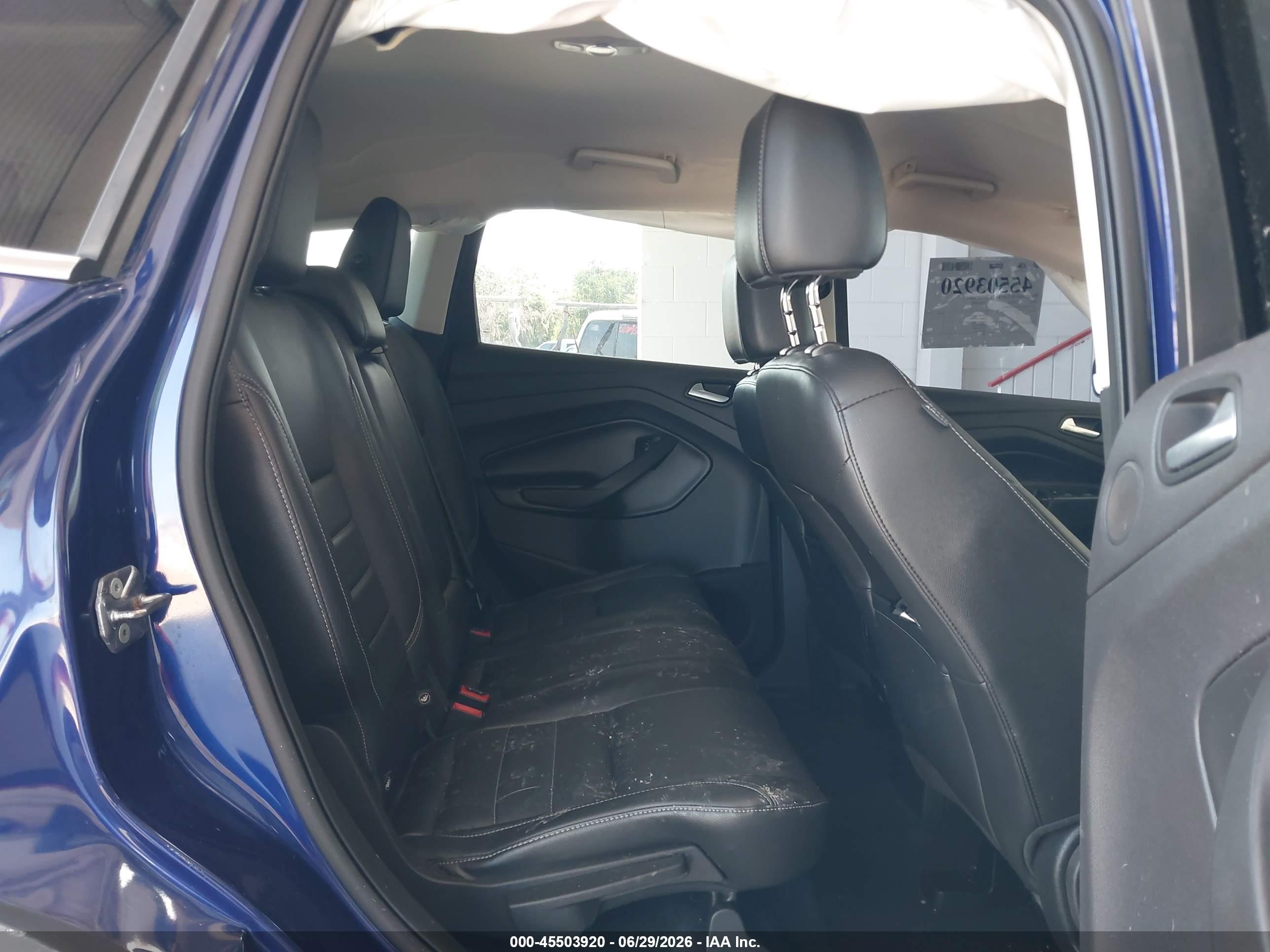 2015 Ford Escape Se Blue vin: 1FMCU0GX5FUB56665