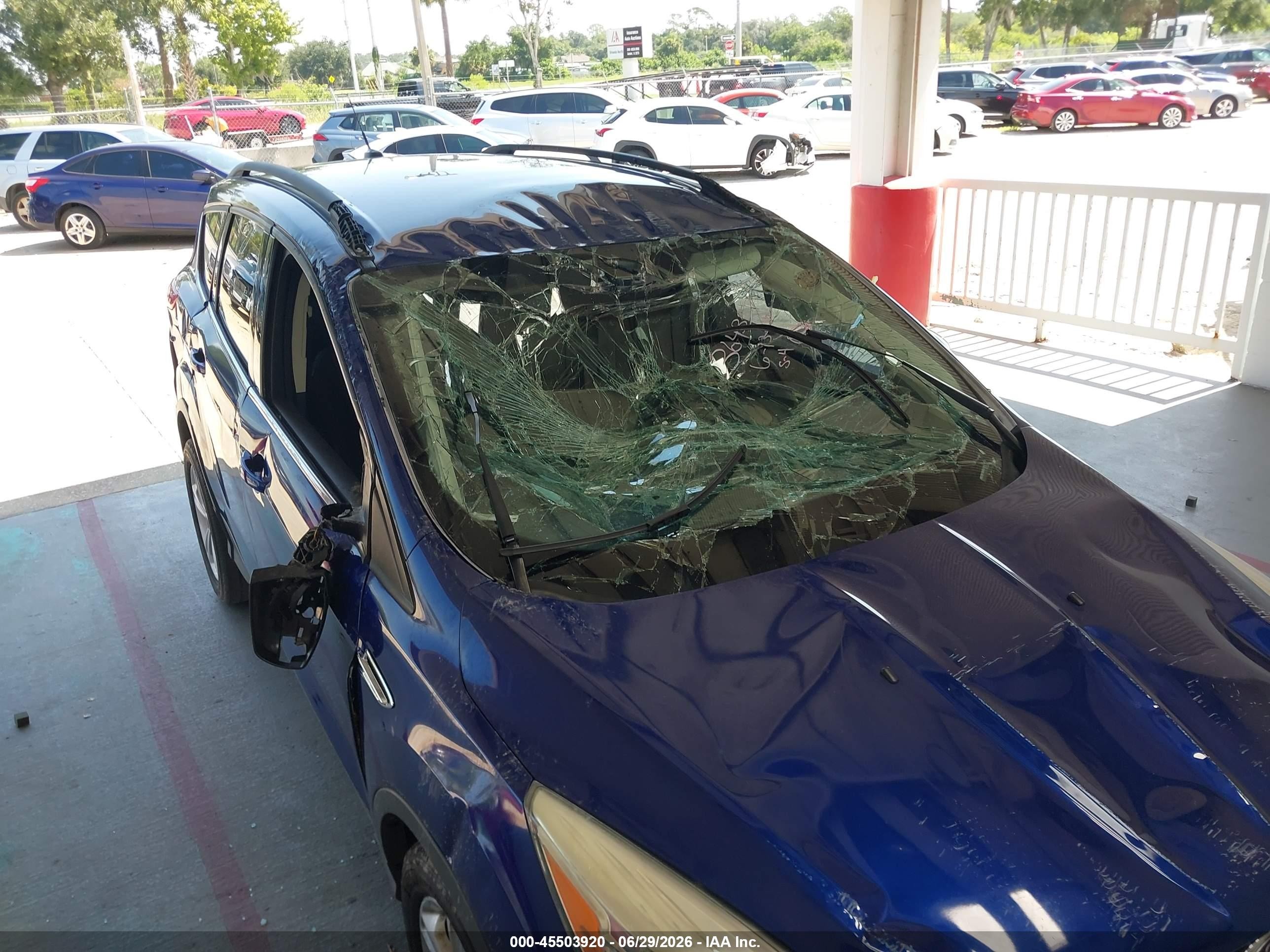 2015 Ford Escape Se Blue vin: 1FMCU0GX5FUB56665