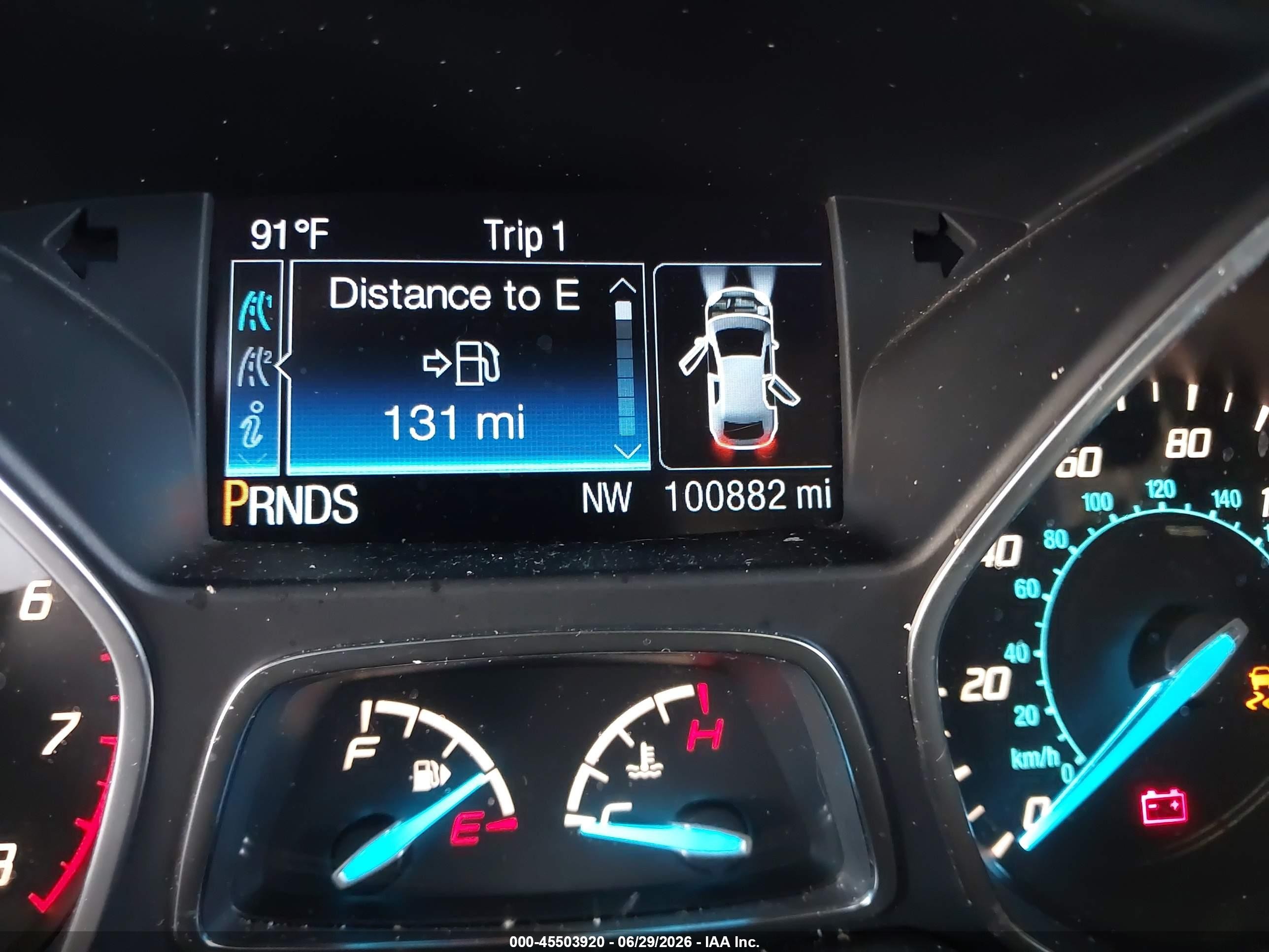 2015 Ford Escape Se Blue vin: 1FMCU0GX5FUB56665