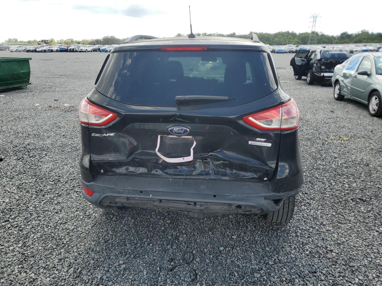 2015 Ford Escape Se Black vin: 1FMCU0GX5FUC03872