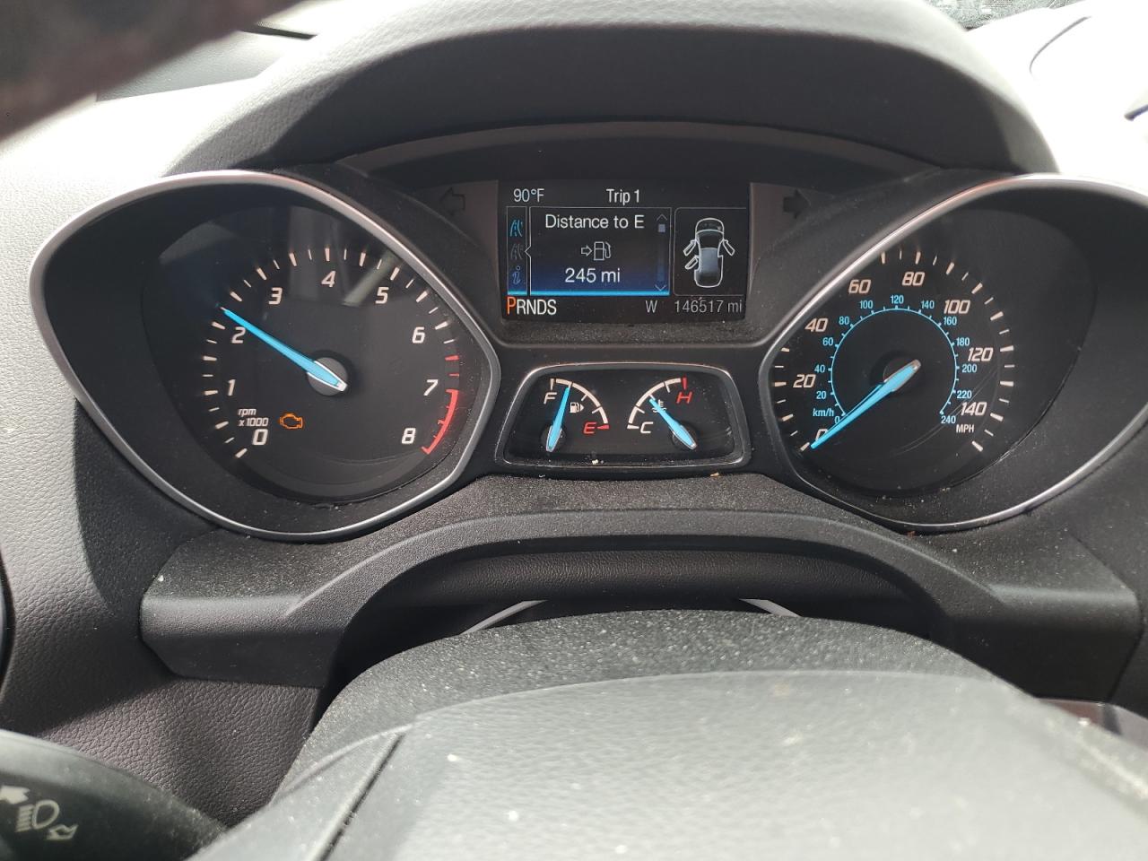 2015 Ford Escape Se Black vin: 1FMCU0GX5FUC03872