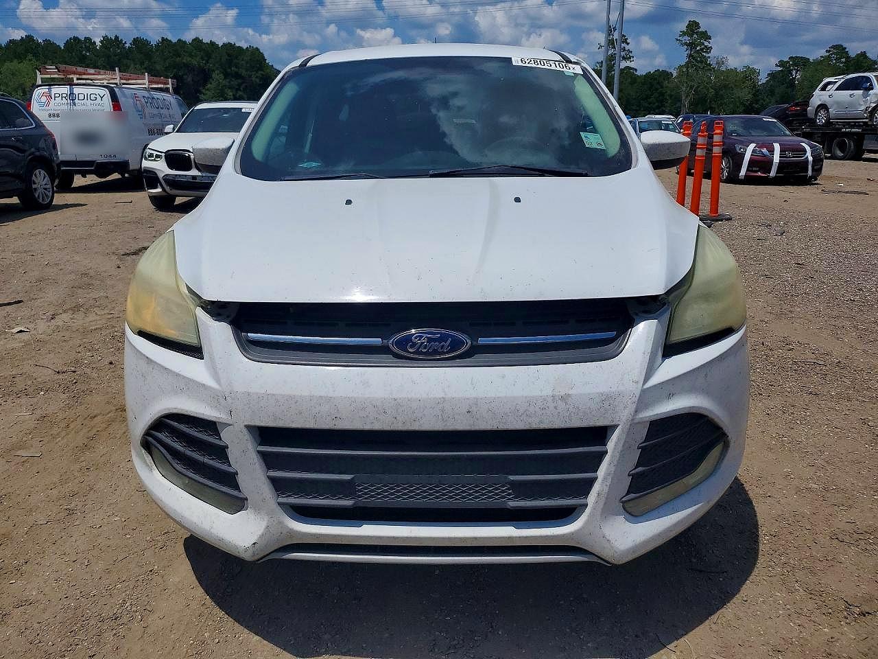 2015 Ford Escape Se White vin: 1FMCU0GX5FUC06321