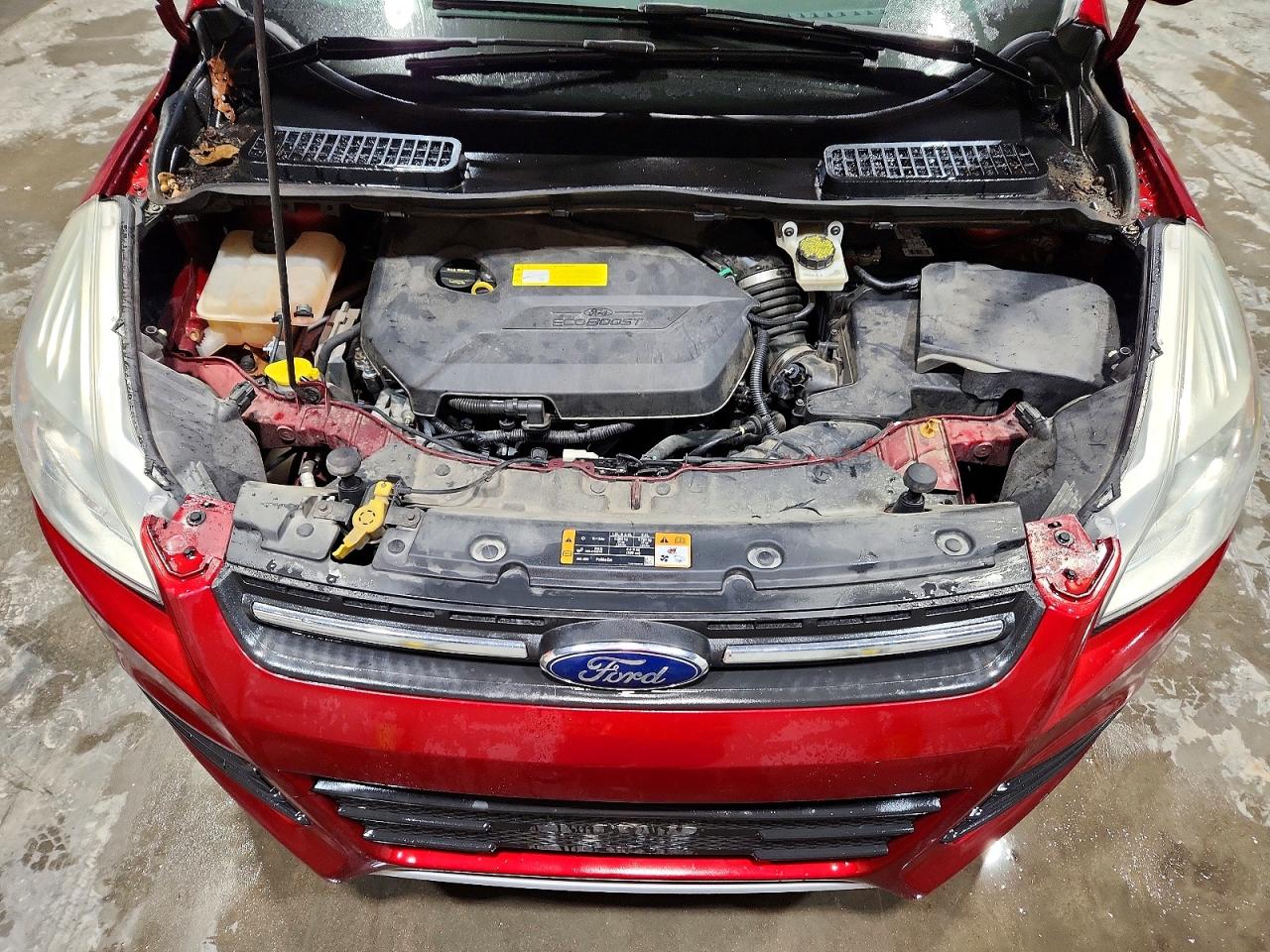 2015 Ford Escape Se Red vin: 1FMCU0GX5FUC35754