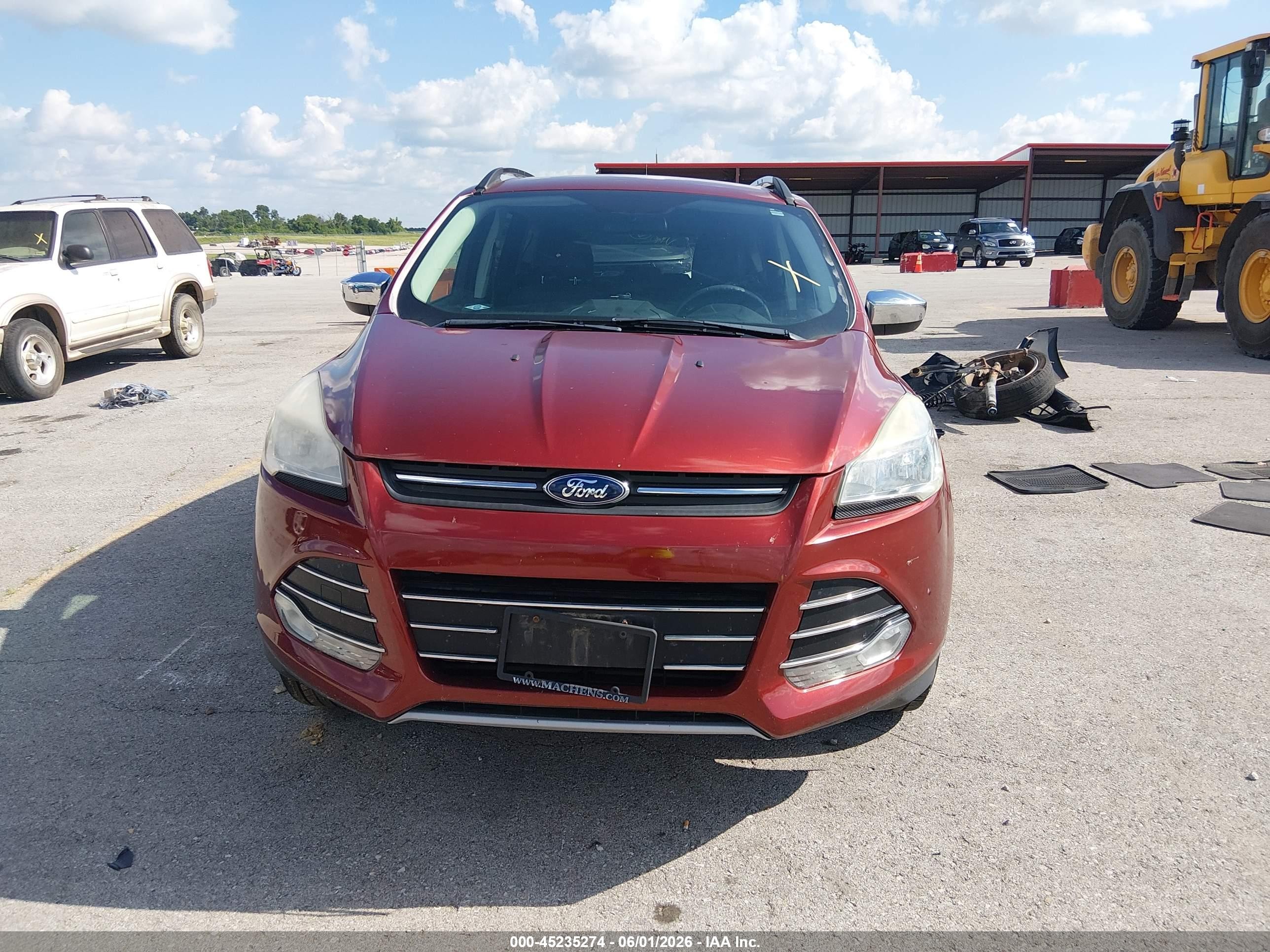 2015 Ford Escape Se Red vin: 1FMCU0GX5FUC87952