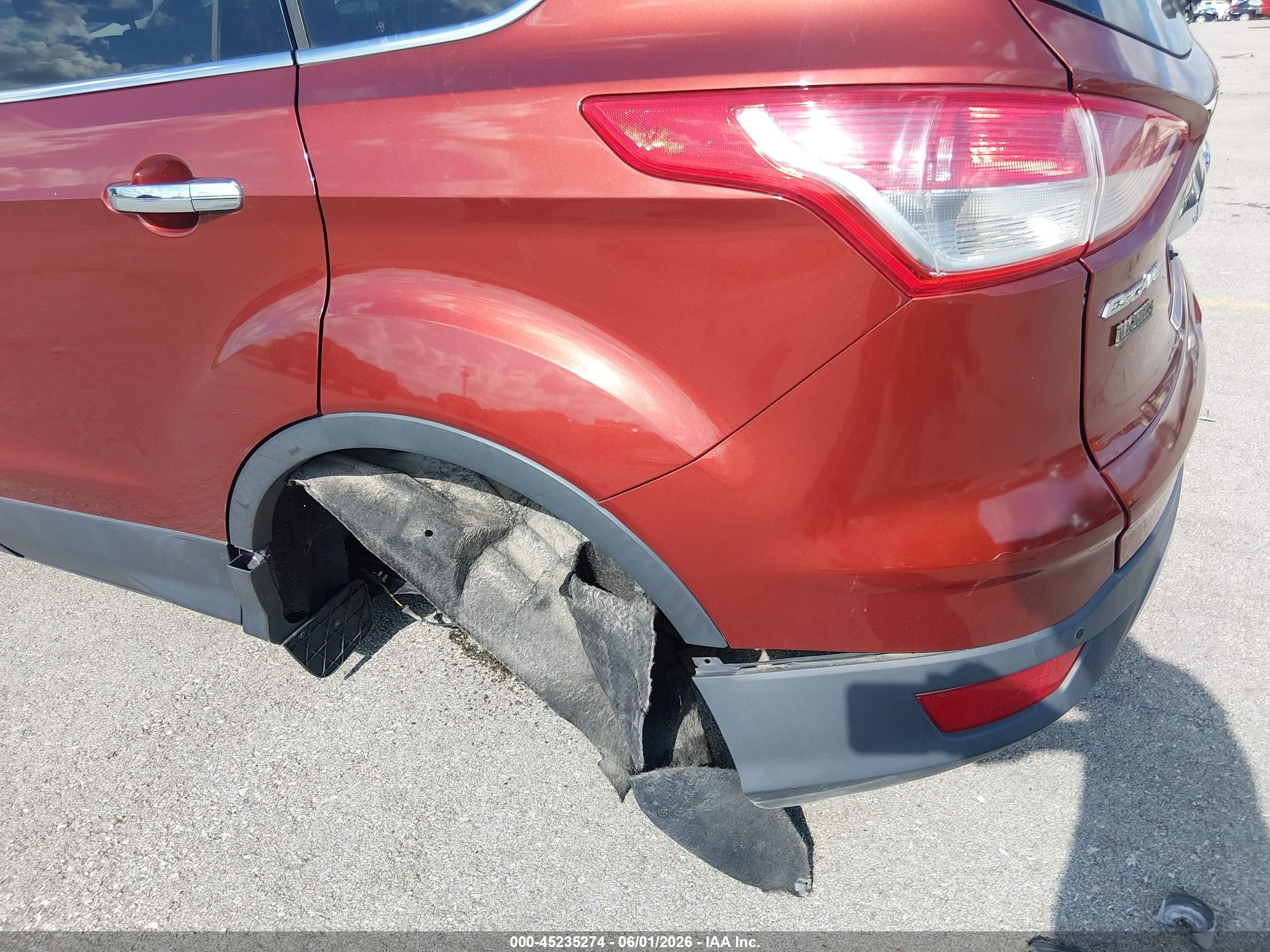 2015 Ford Escape Se Red vin: 1FMCU0GX5FUC87952