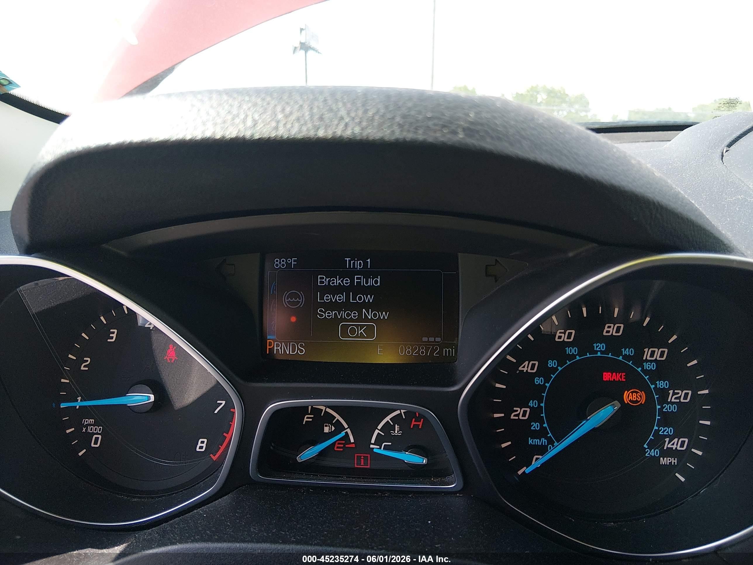 2015 Ford Escape Se Red vin: 1FMCU0GX5FUC87952