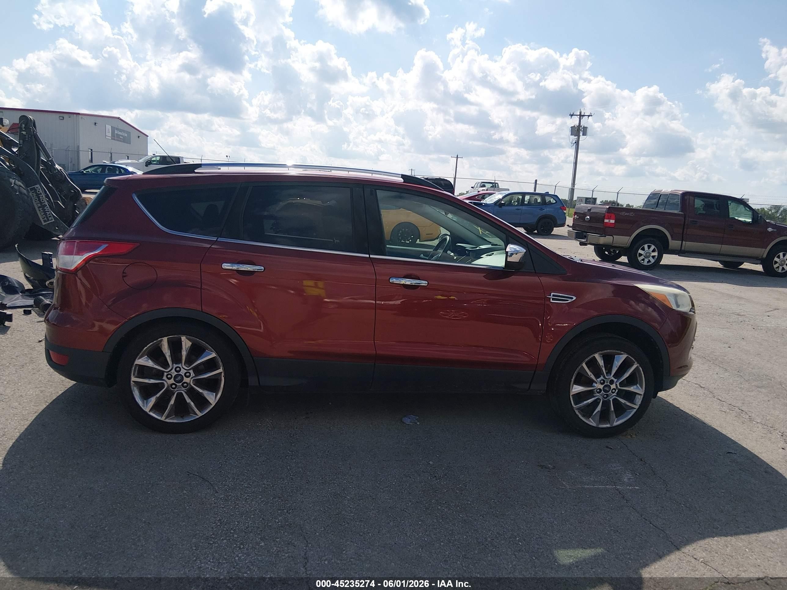 2015 Ford Escape Se Red vin: 1FMCU0GX5FUC87952