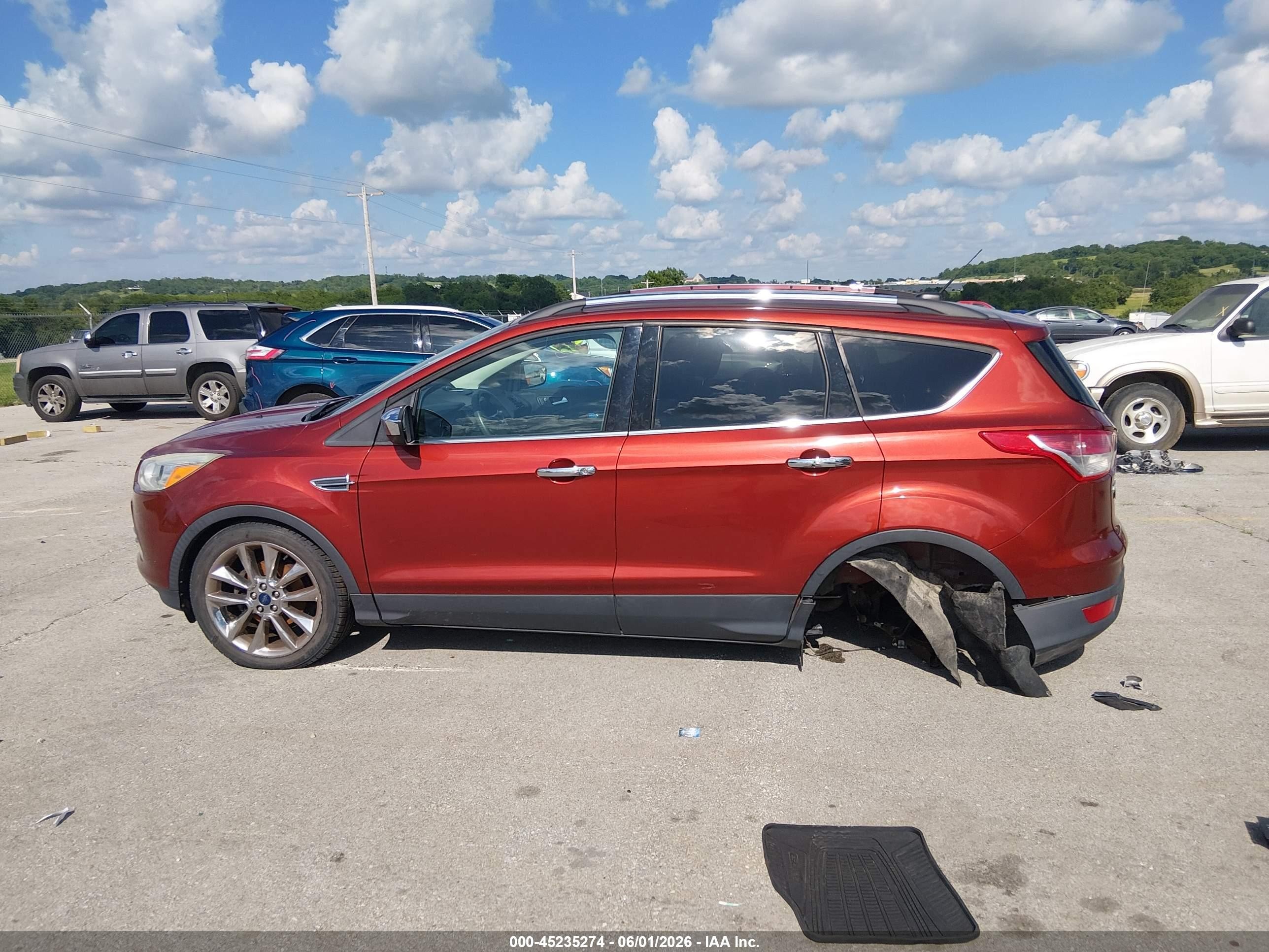 2015 Ford Escape Se Red vin: 1FMCU0GX5FUC87952