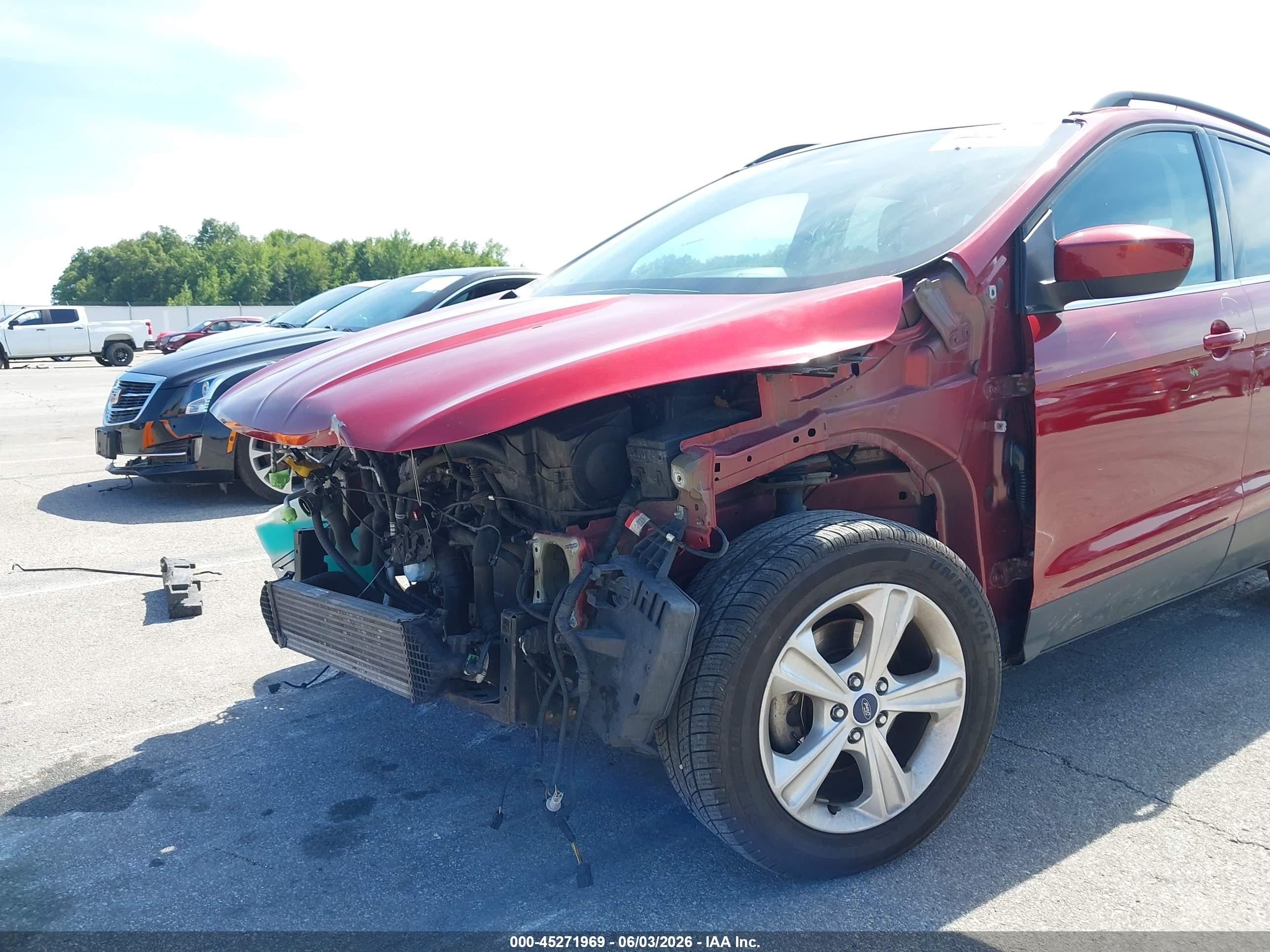2016 Ford Escape Se Red vin: 1FMCU0GX5GUB22159