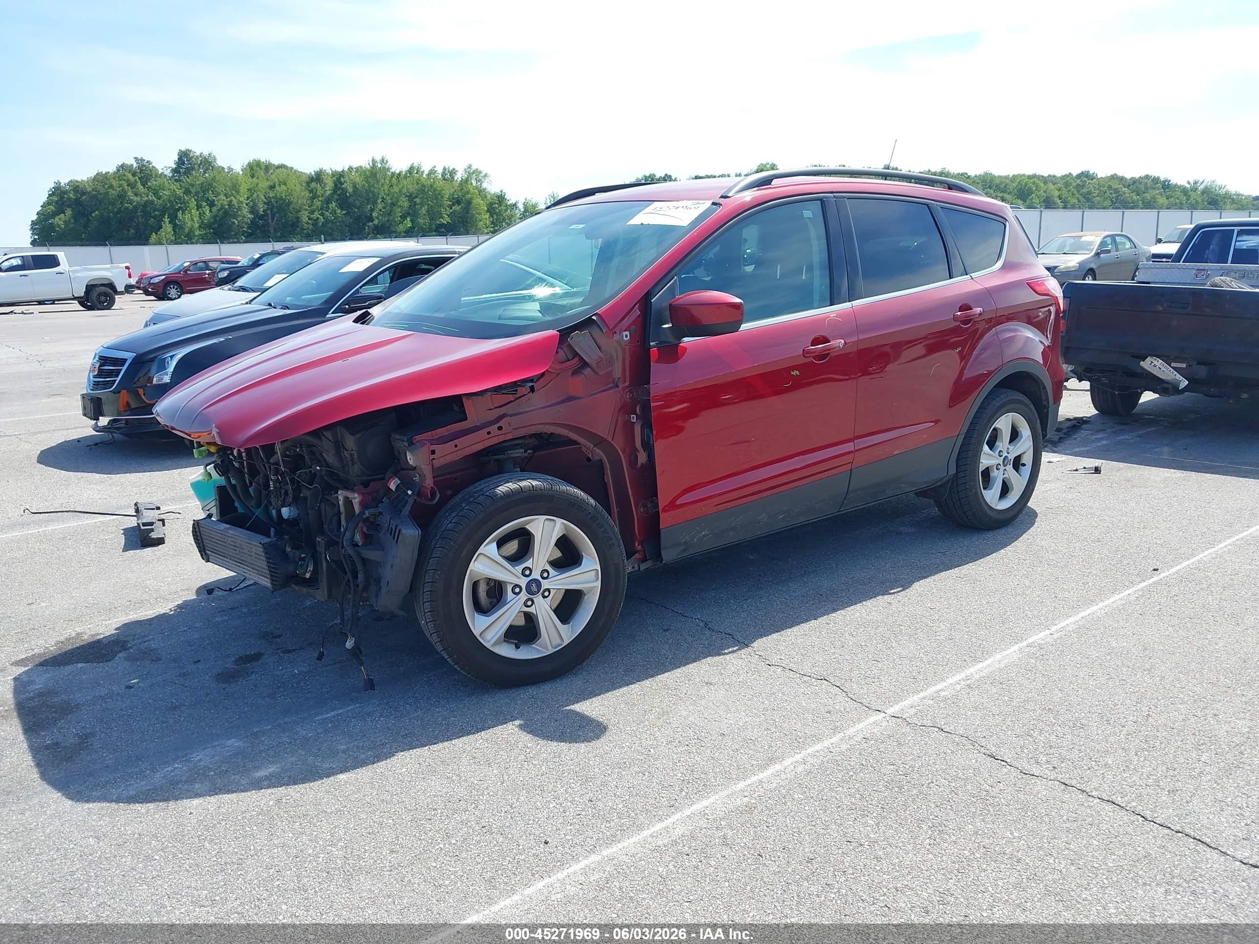 2016 Ford Escape Se Red vin: 1FMCU0GX5GUB22159