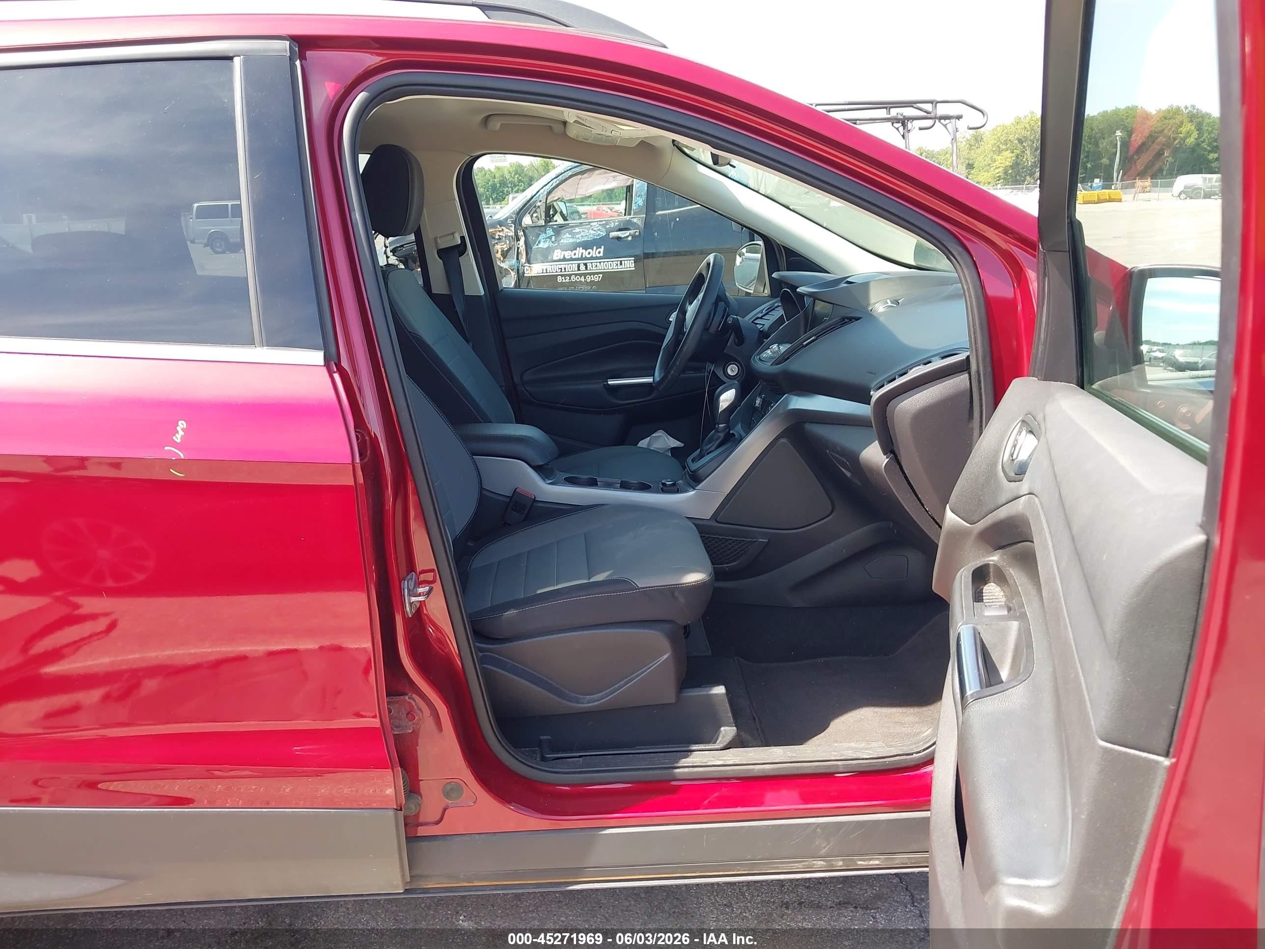 2016 Ford Escape Se Red vin: 1FMCU0GX5GUB22159