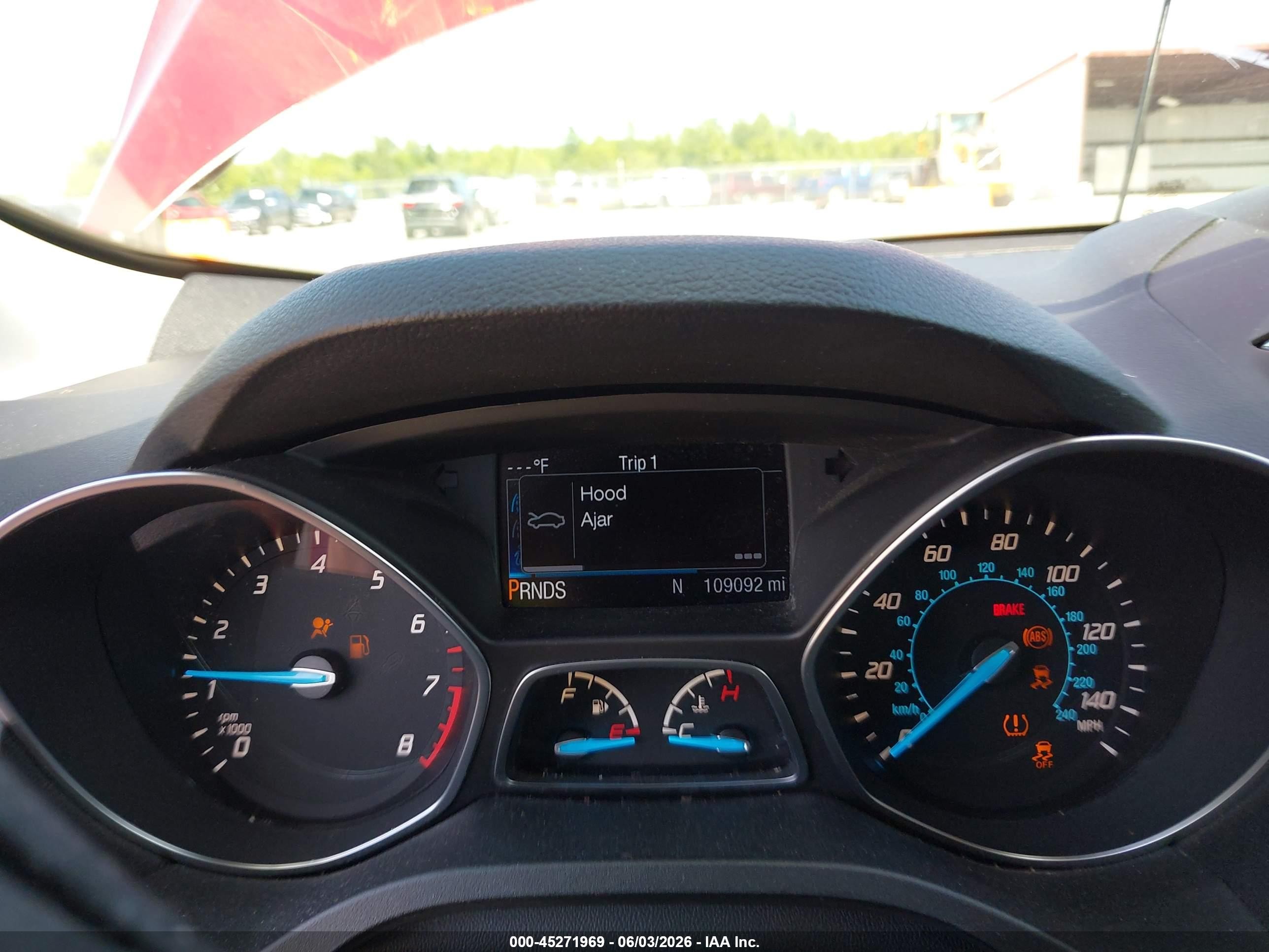 2016 Ford Escape Se Red vin: 1FMCU0GX5GUB22159