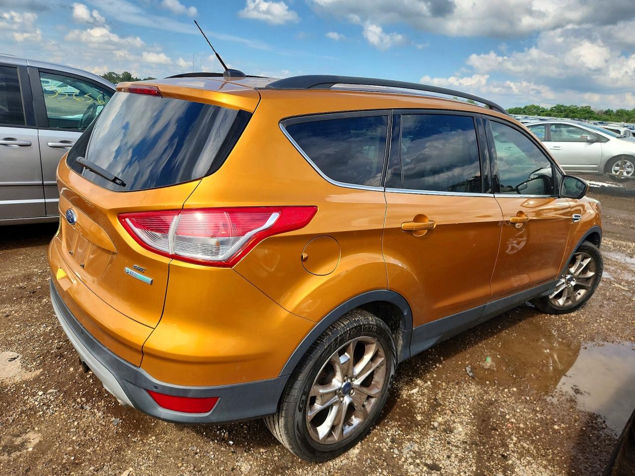 2016 Ford Escape Se Orange vin: 1FMCU0GX5GUB71166