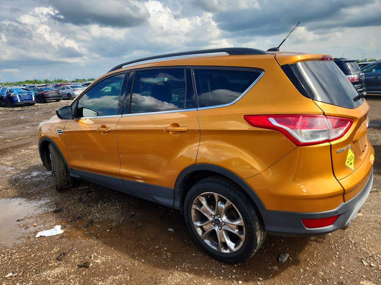 2016 Ford Escape Se Orange vin: 1FMCU0GX5GUB71166