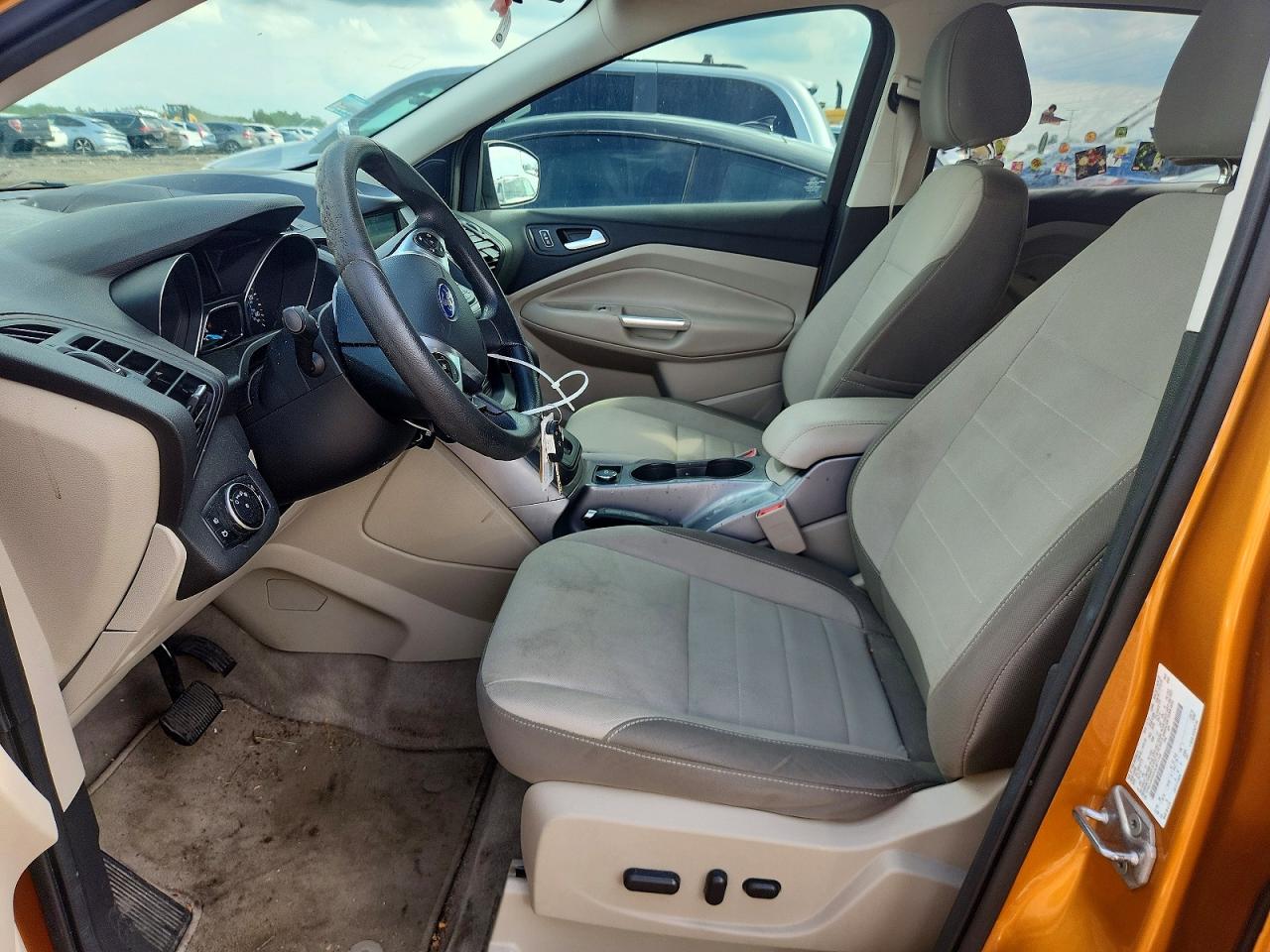 2016 Ford Escape Se Orange vin: 1FMCU0GX5GUB71166