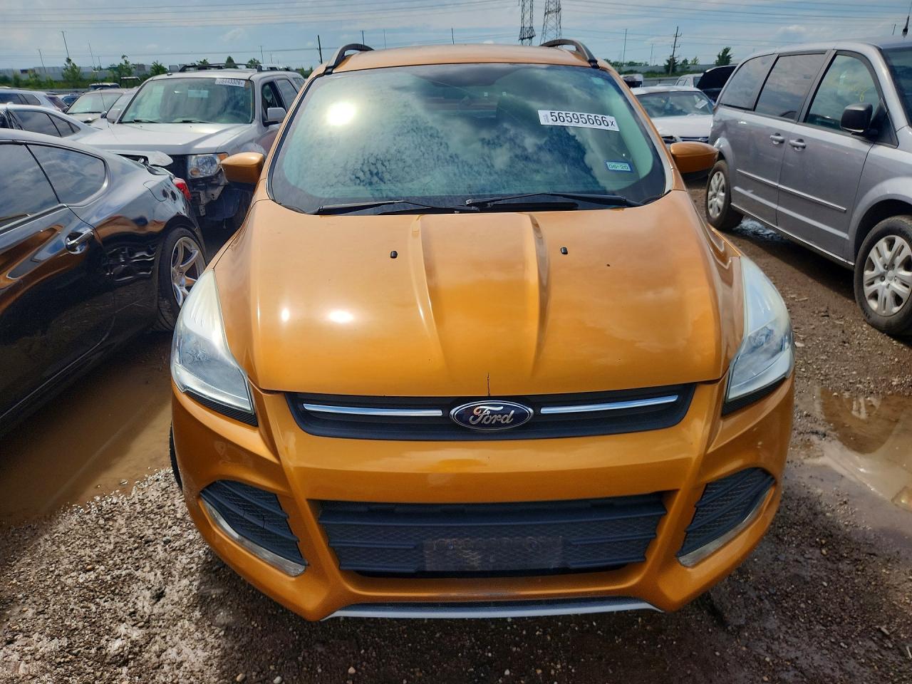2016 Ford Escape Se Orange vin: 1FMCU0GX5GUB71166