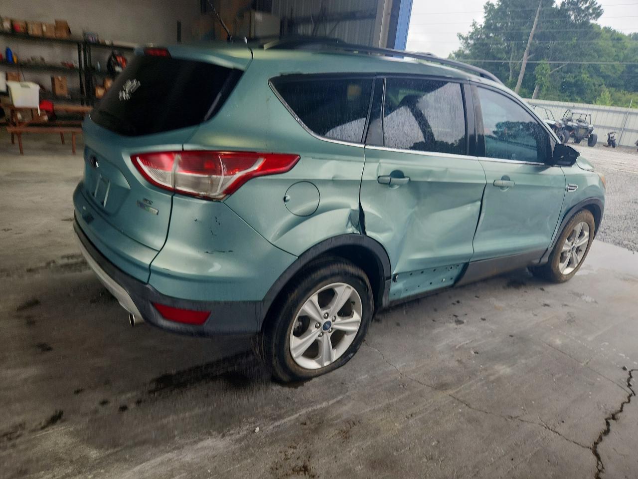2013 Ford Escape Se Teal vin: 1FMCU0GX6DUA38217