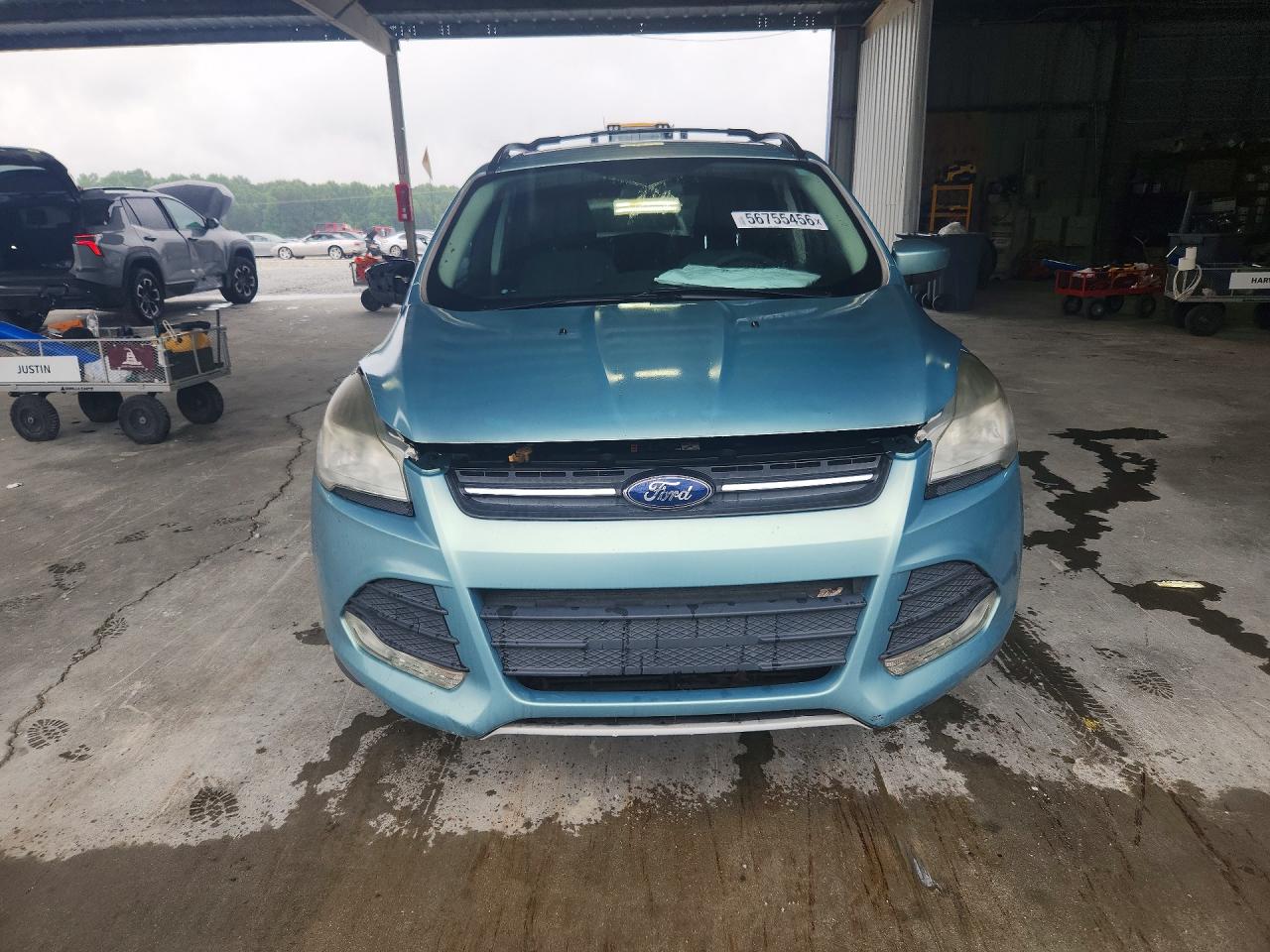 2013 Ford Escape Se Teal vin: 1FMCU0GX6DUA38217