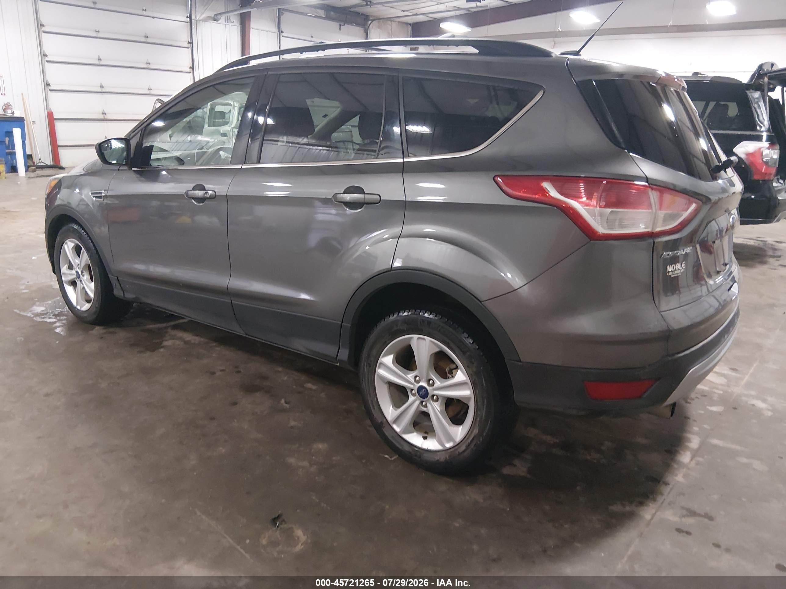 2013 Ford Escape Se Gray vin: 1FMCU0GX6DUA53090