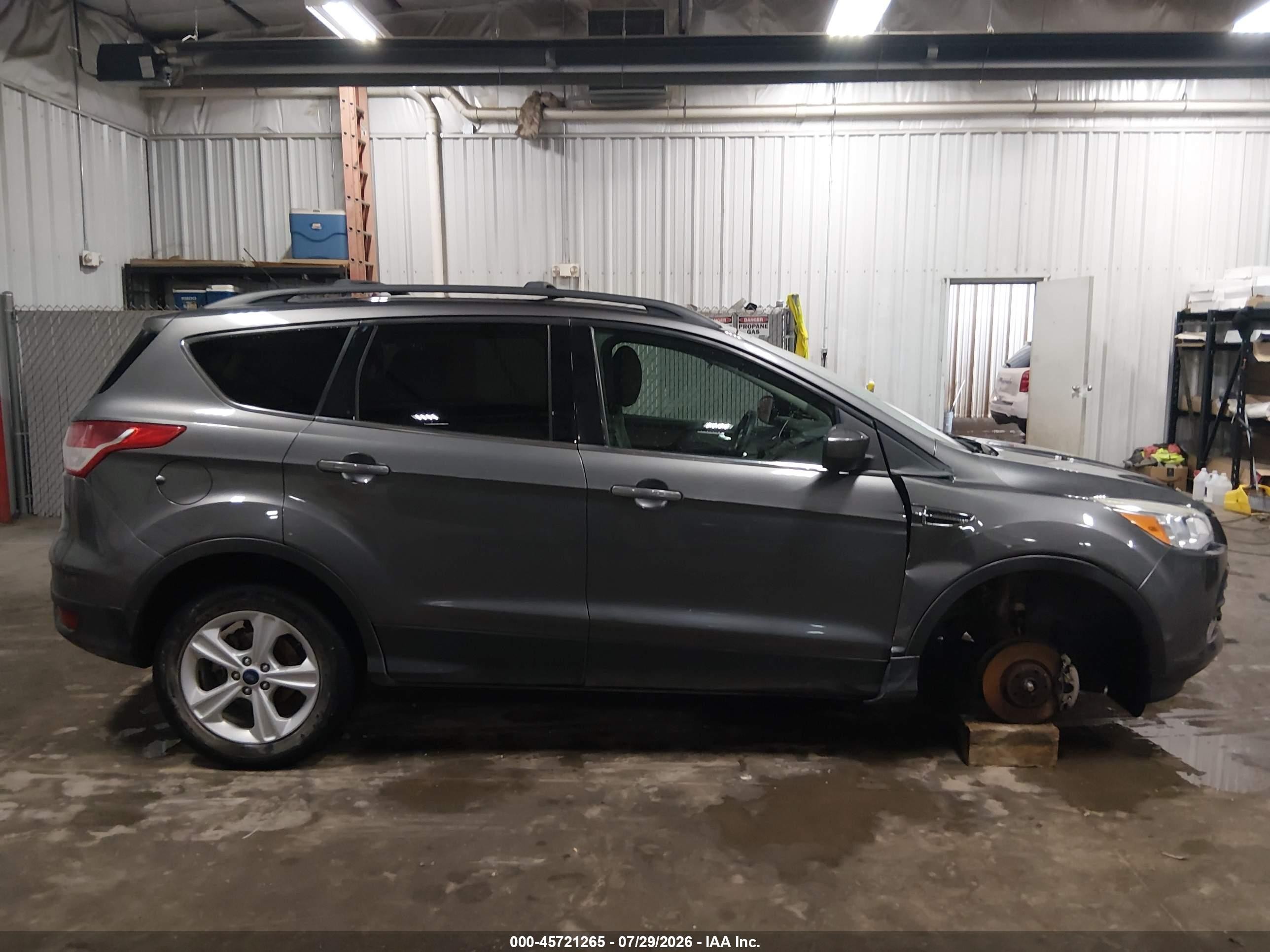 2013 Ford Escape Se Gray vin: 1FMCU0GX6DUA53090