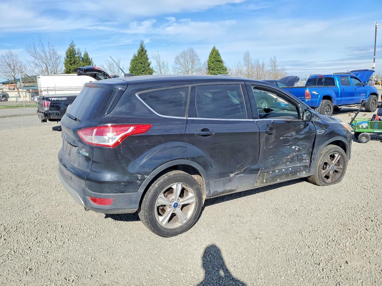 2013 Ford Escape Se Black vin: 1FMCU0GX6DUB09030