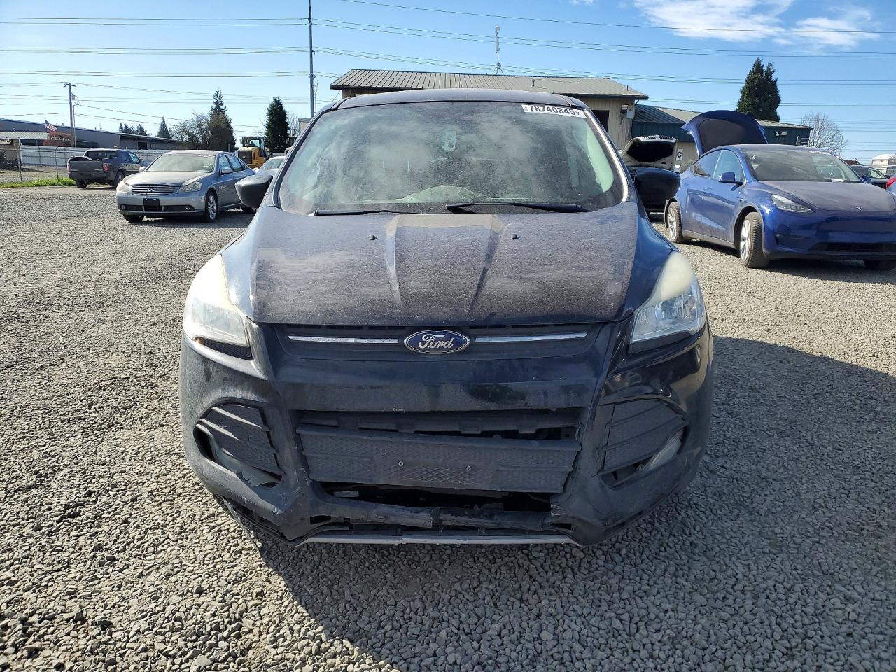 2013 Ford Escape Se Black vin: 1FMCU0GX6DUB09030