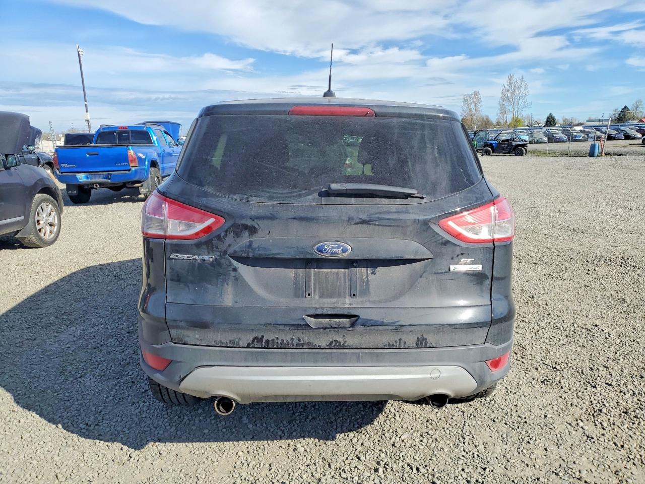 2013 Ford Escape Se Black vin: 1FMCU0GX6DUB09030