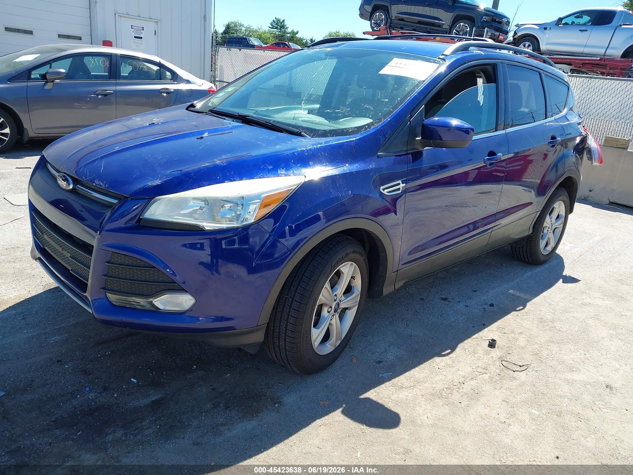 2013 Ford Escape Se Синий vin: 1FMCU0GX6DUB25664