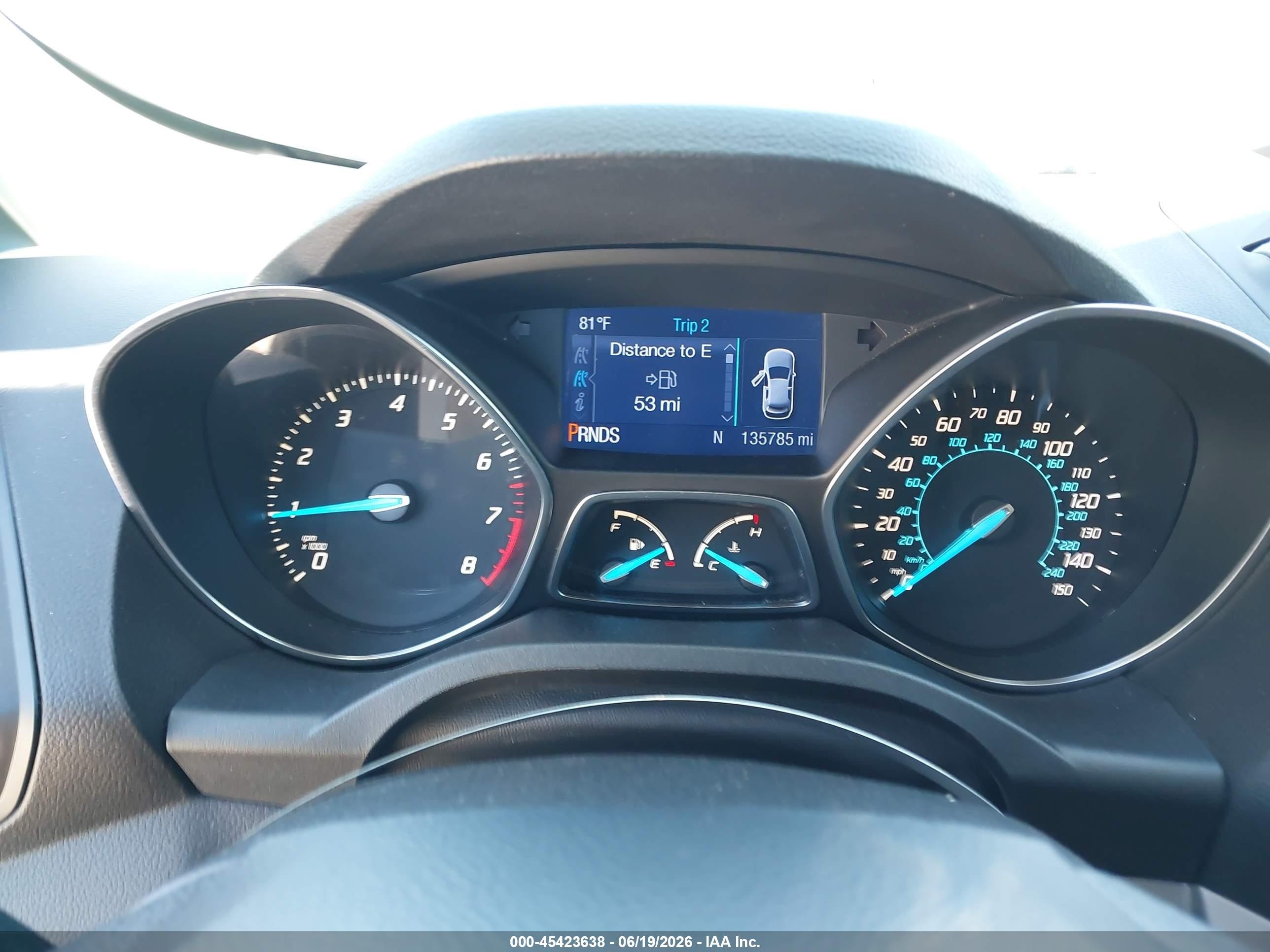 2013 Ford Escape Se Синий vin: 1FMCU0GX6DUB25664