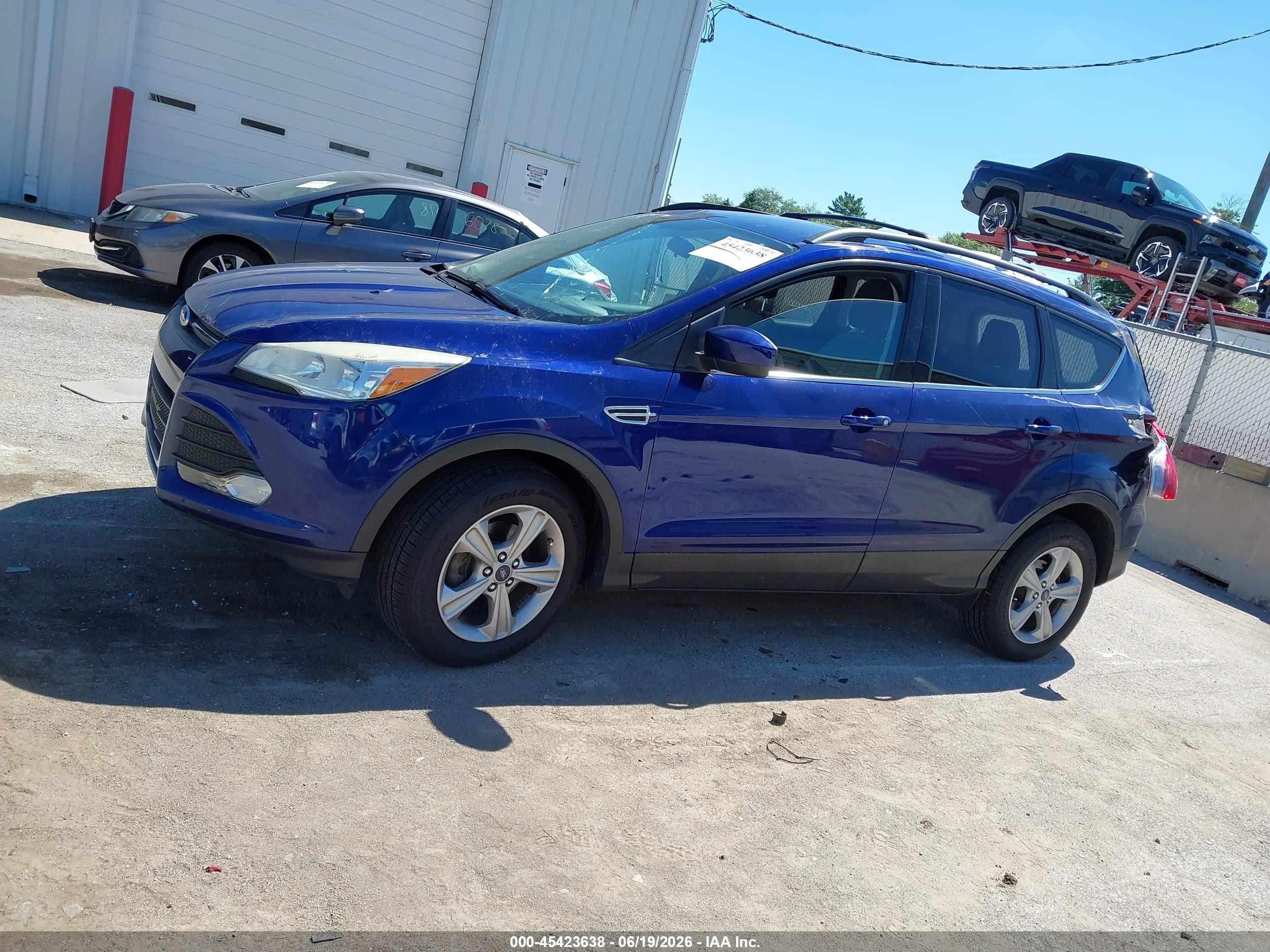 2013 Ford Escape Se Синий vin: 1FMCU0GX6DUB25664