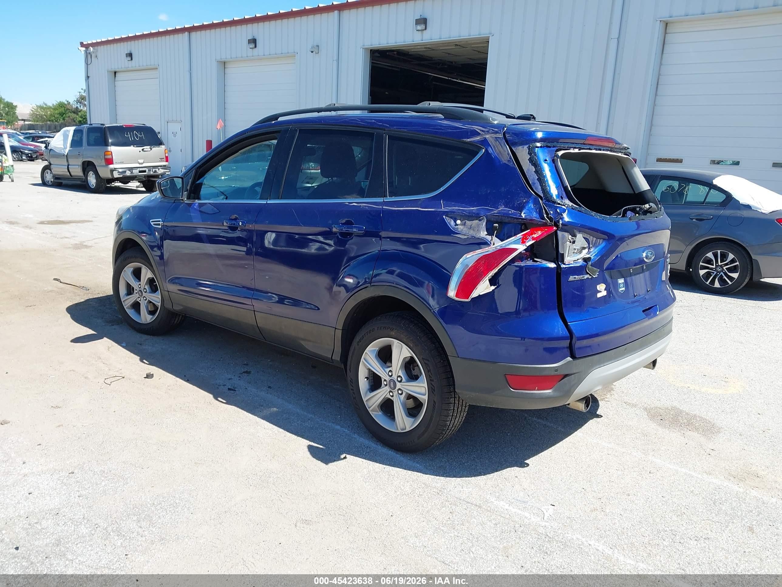 2013 Ford Escape Se Синий vin: 1FMCU0GX6DUB25664