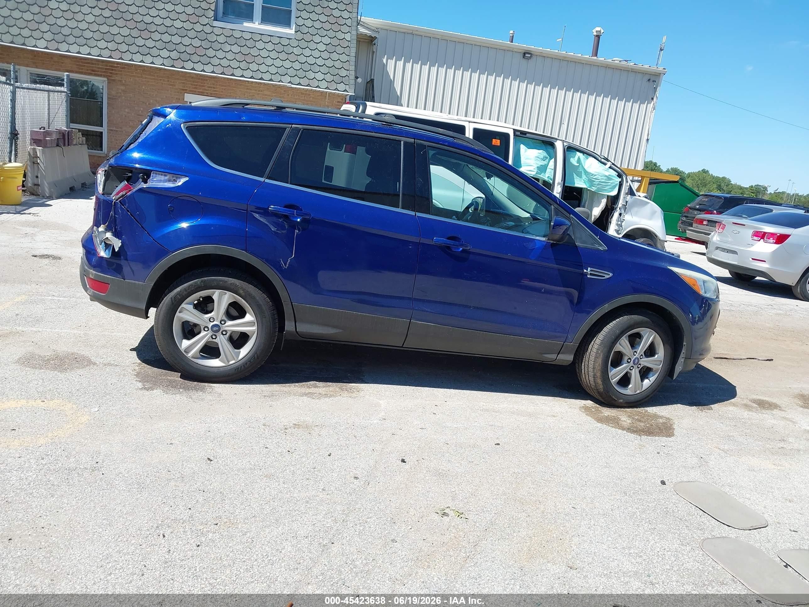 2013 Ford Escape Se Синий vin: 1FMCU0GX6DUB25664