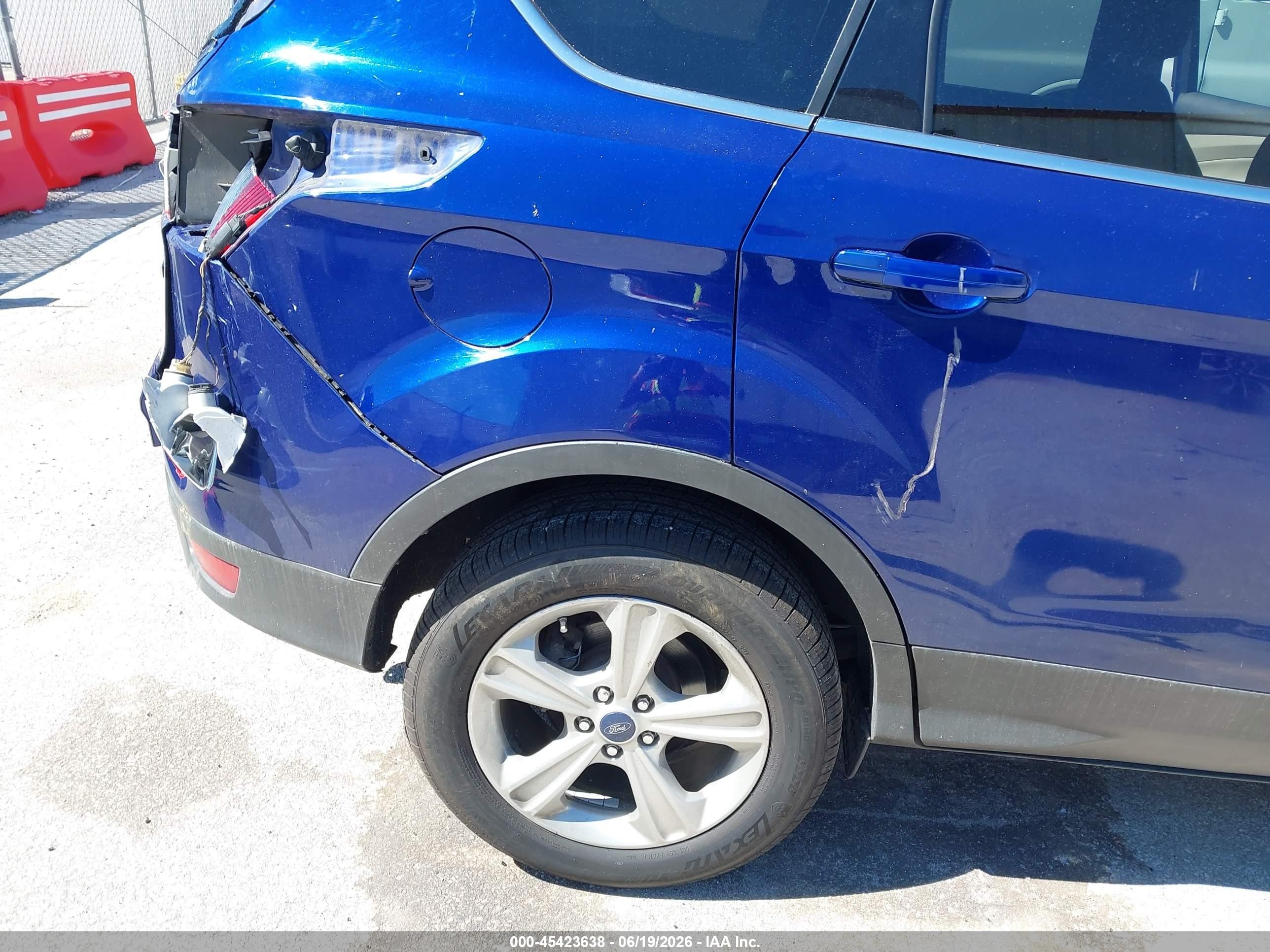 2013 Ford Escape Se Синий vin: 1FMCU0GX6DUB25664