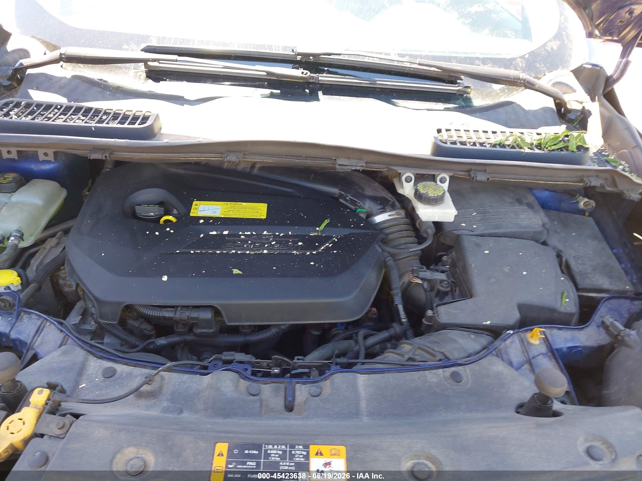 2013 Ford Escape Se Синий vin: 1FMCU0GX6DUB25664