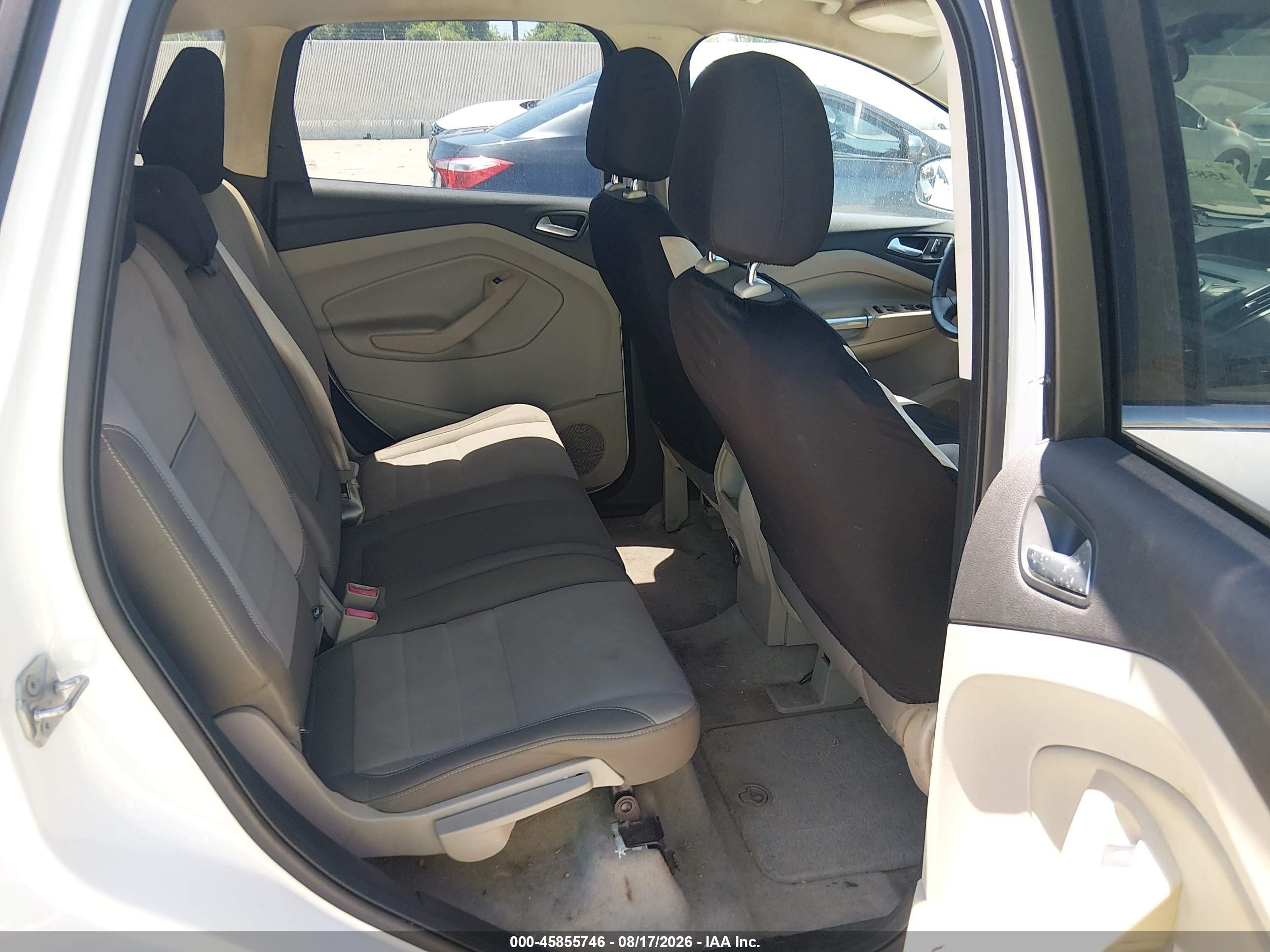 2013 Ford Escape Se White vin: 1FMCU0GX6DUB25843