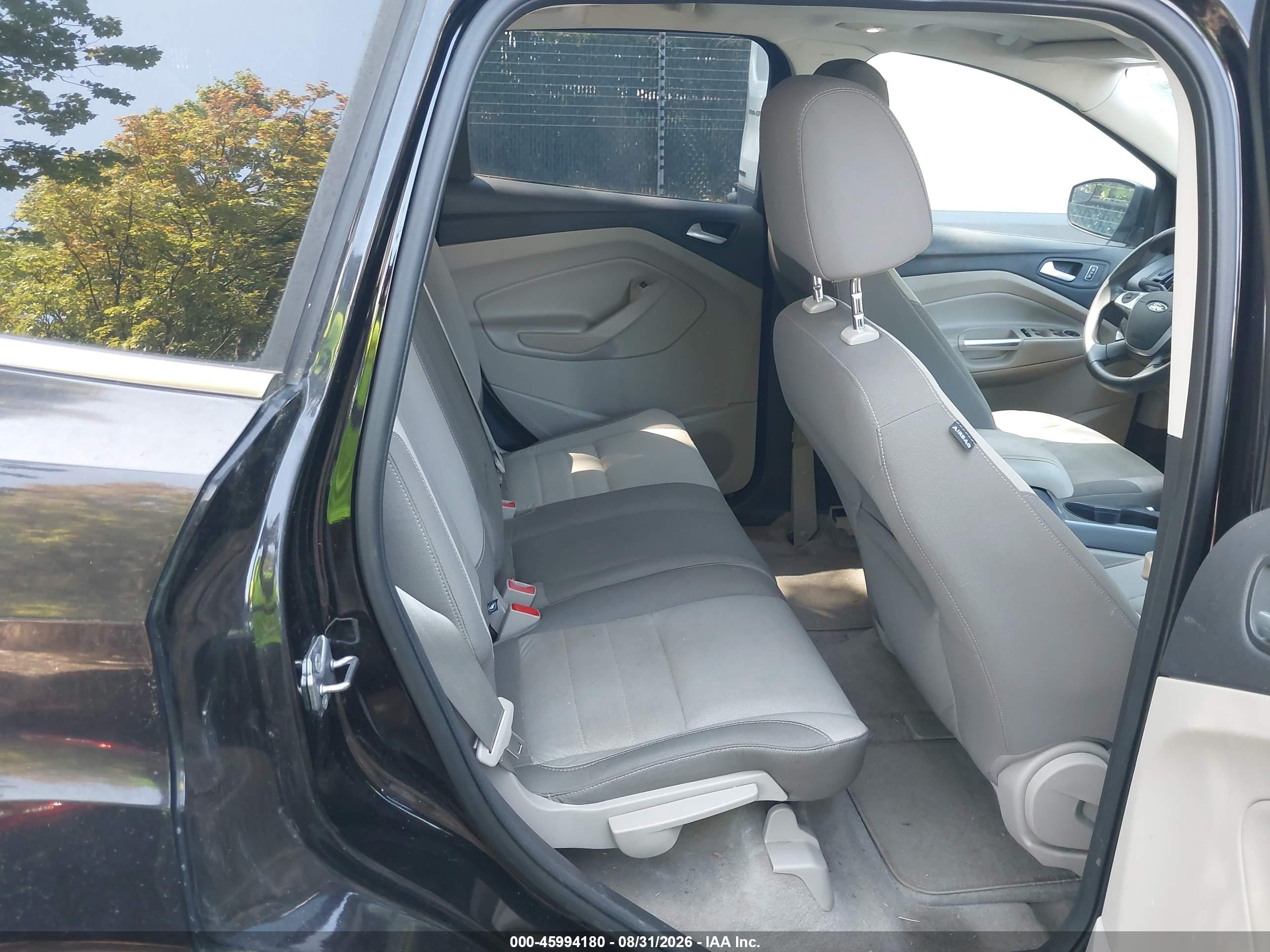 2013 Ford Escape Se Black vin: 1FMCU0GX6DUB88943