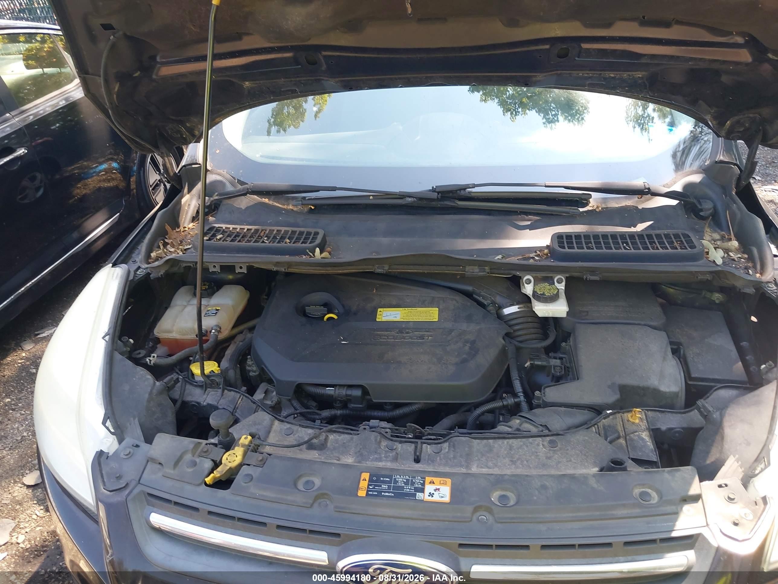 2013 Ford Escape Se Black vin: 1FMCU0GX6DUB88943