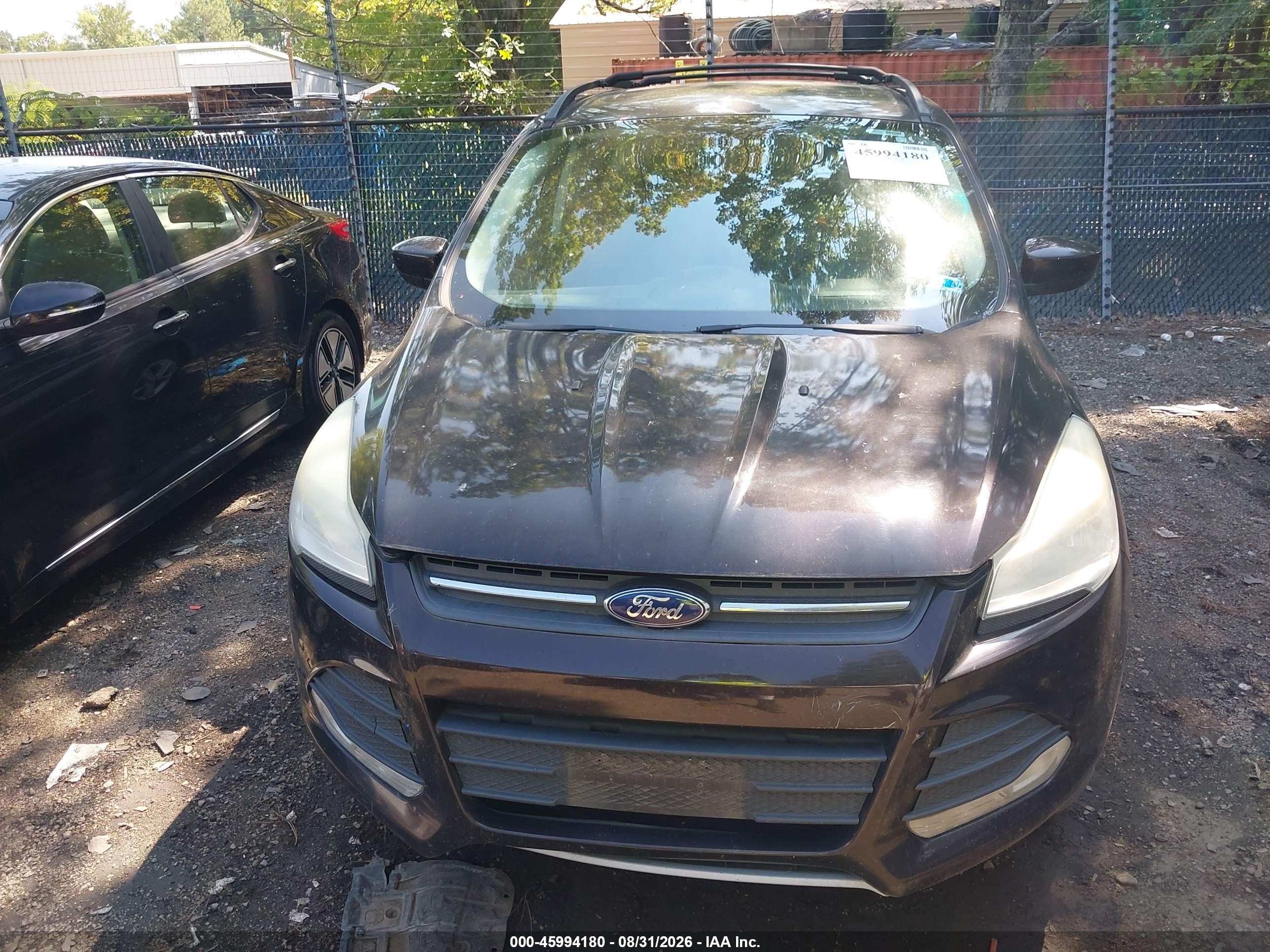 2013 Ford Escape Se Black vin: 1FMCU0GX6DUB88943
